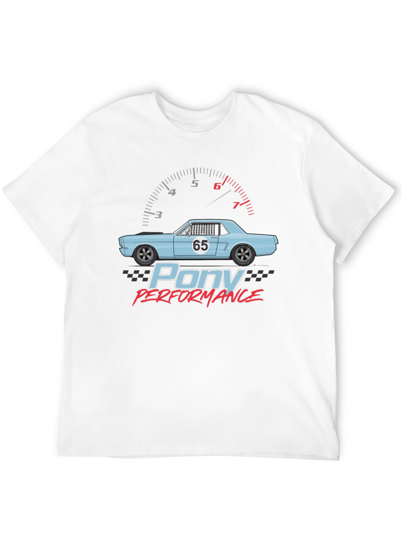Pony Performance Car Graphic T-Shirt