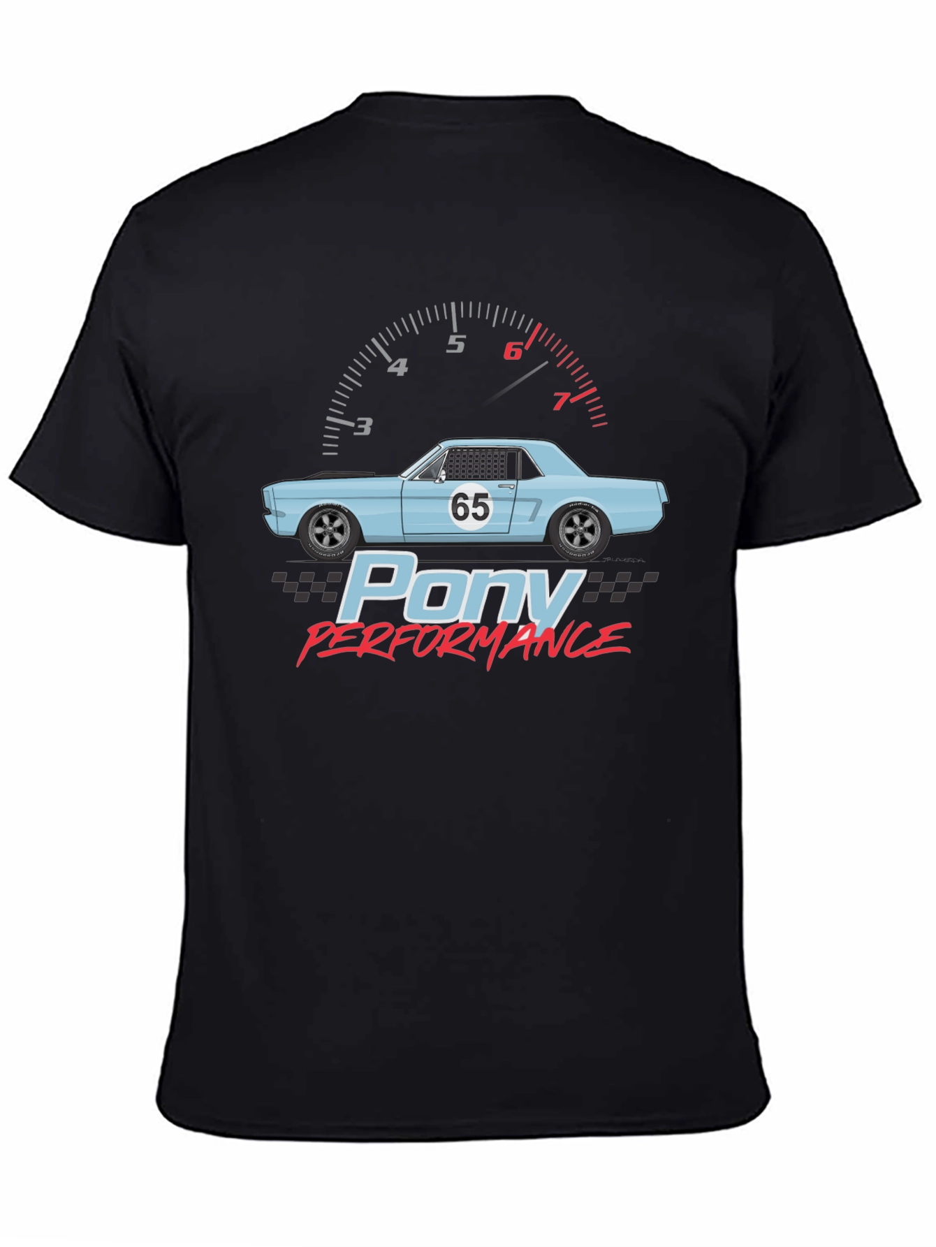 Pony Performance Car Graphic T-Shirt