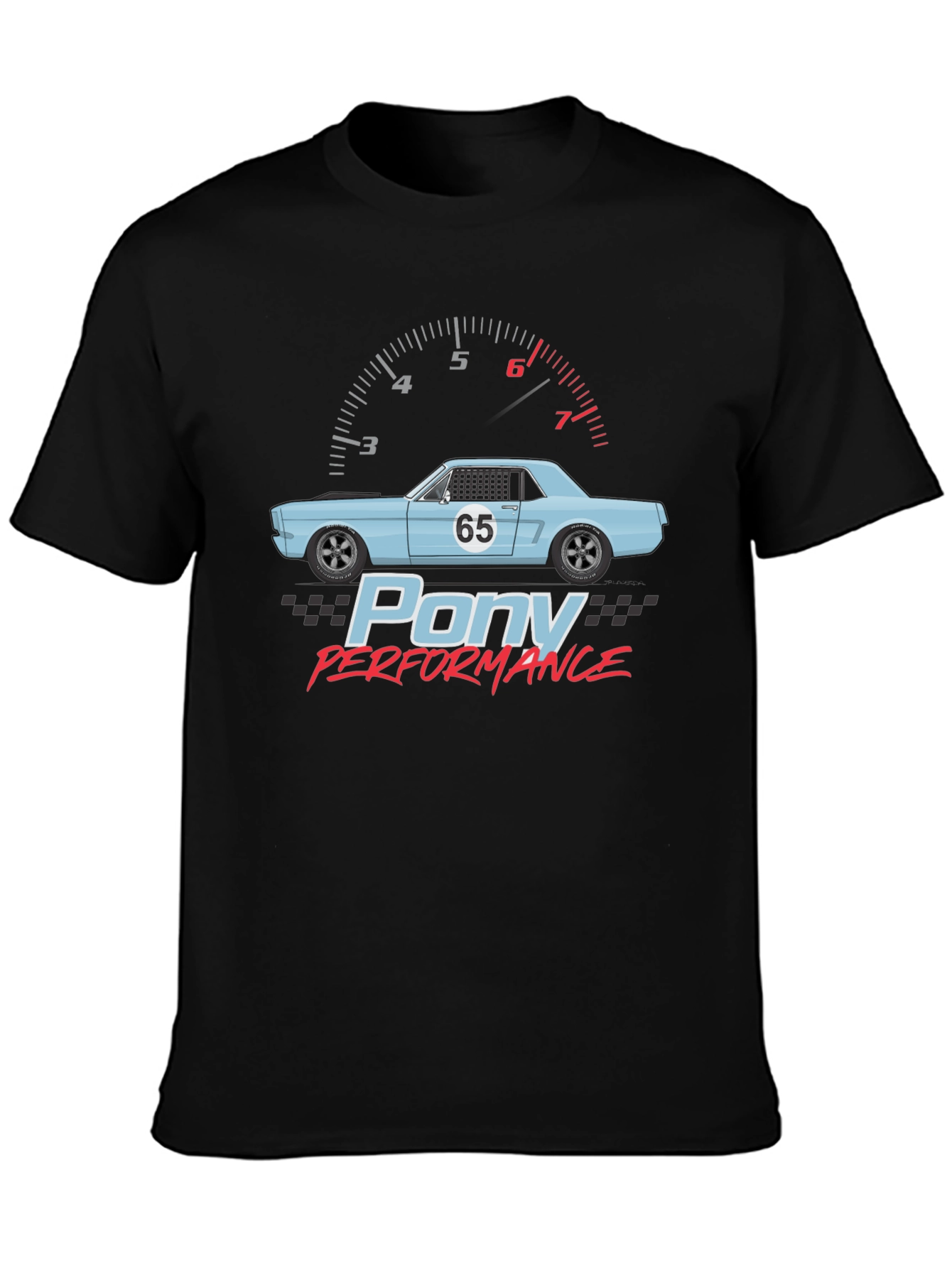 Pony Performance Car Graphic T-Shirt