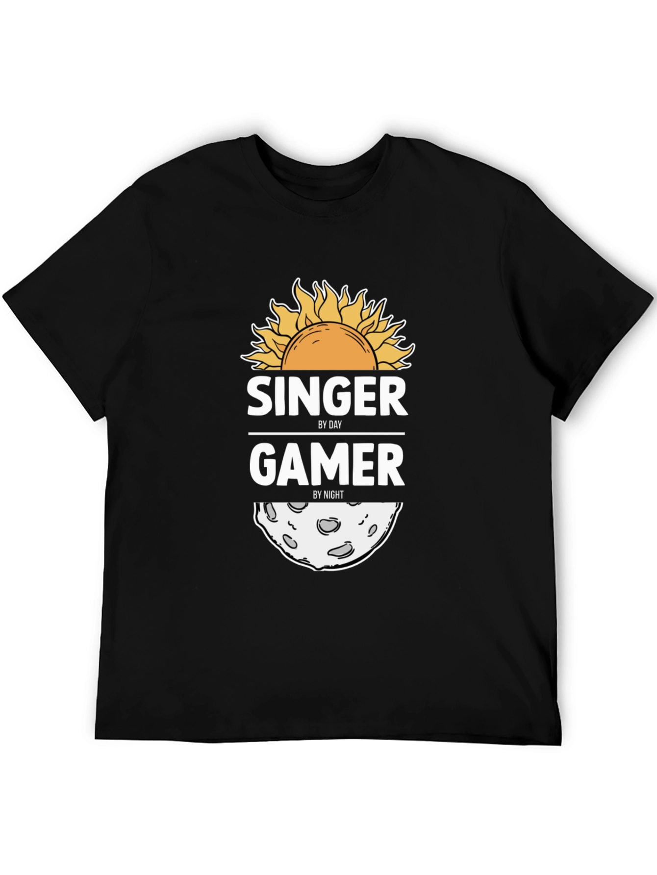 Singer By Day Gamer By Night Graphic Tee