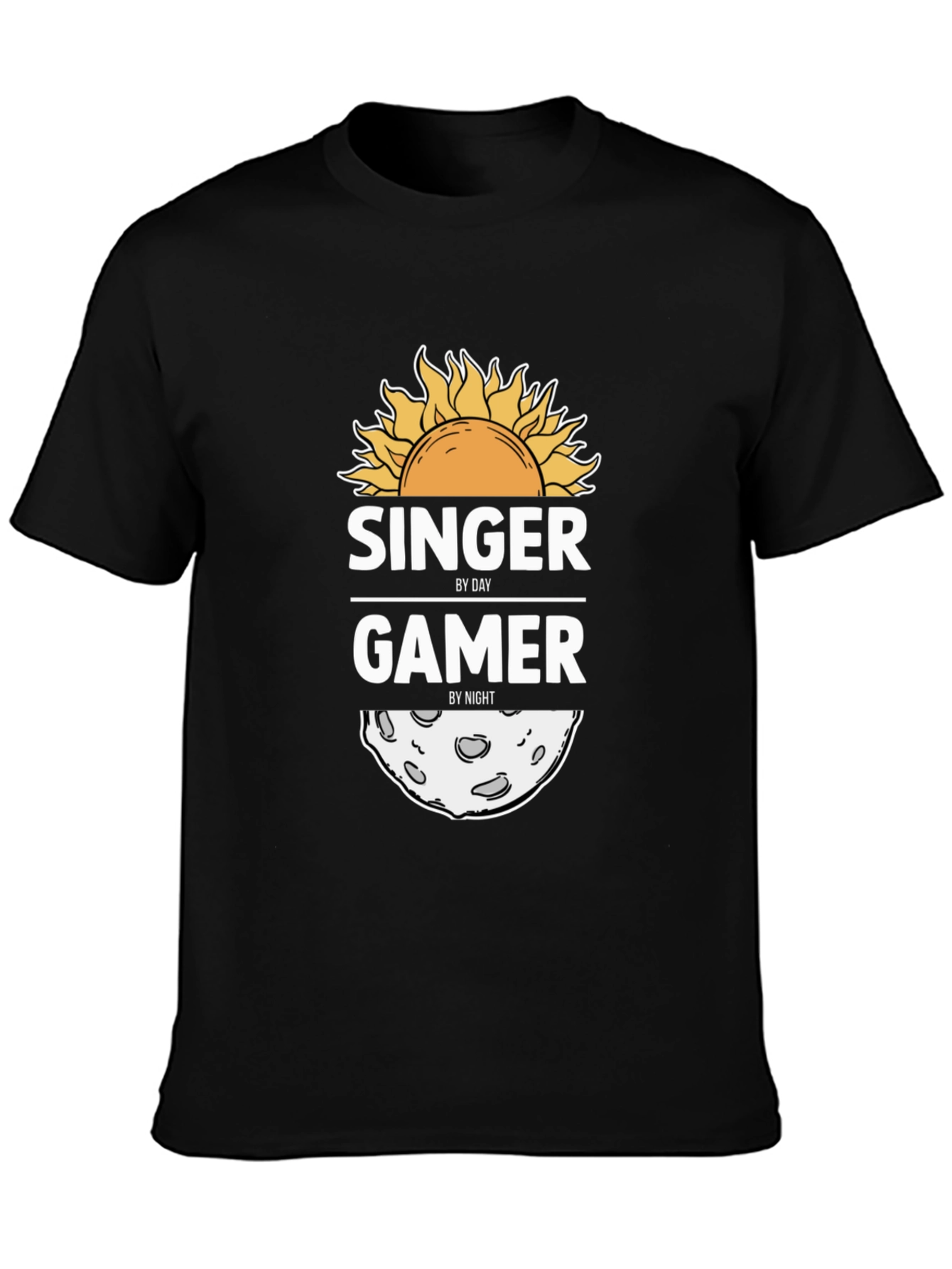 Singer By Day Gamer By Night Graphic Tee