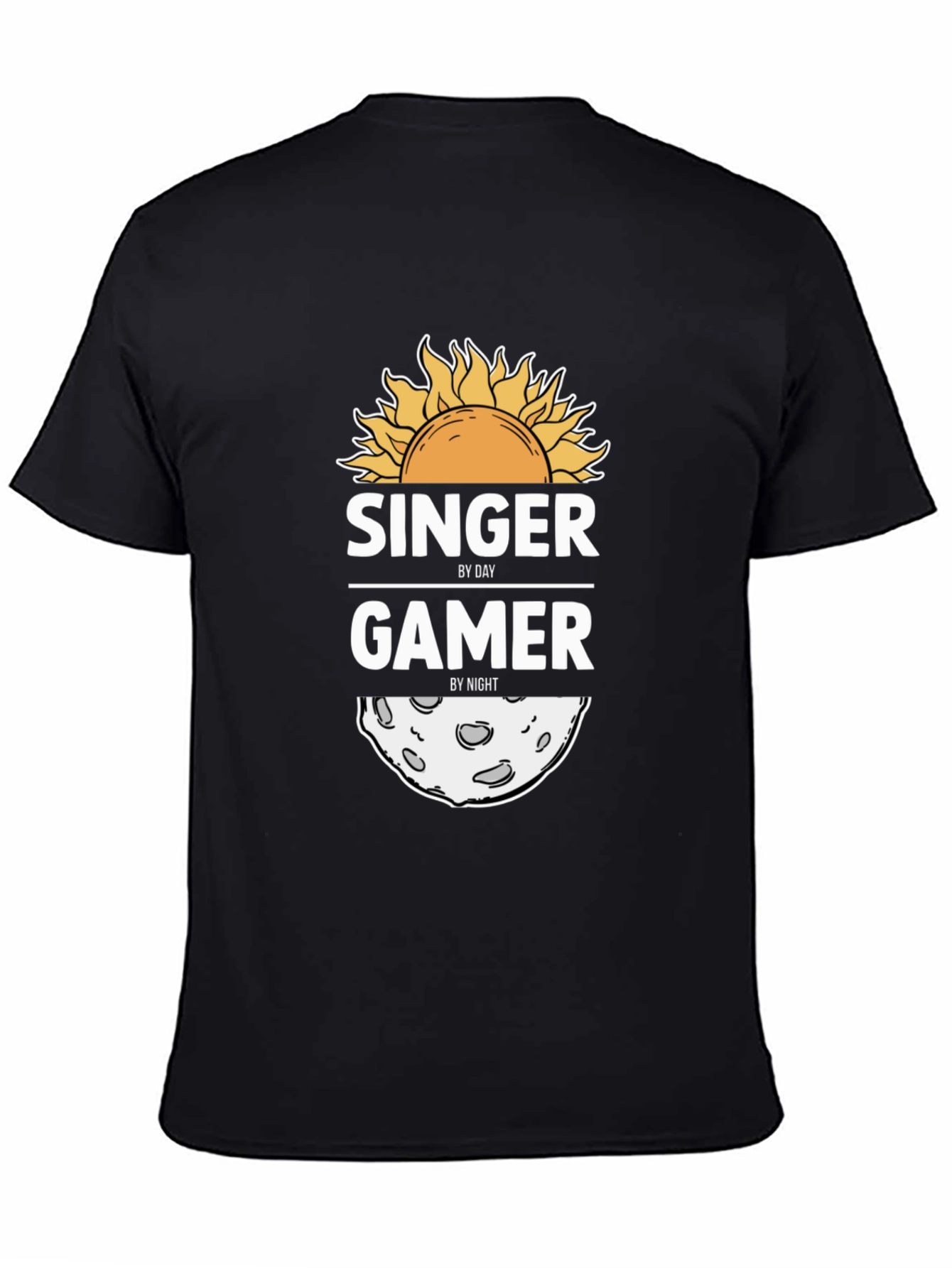 Singer By Day Gamer By Night Graphic Tee