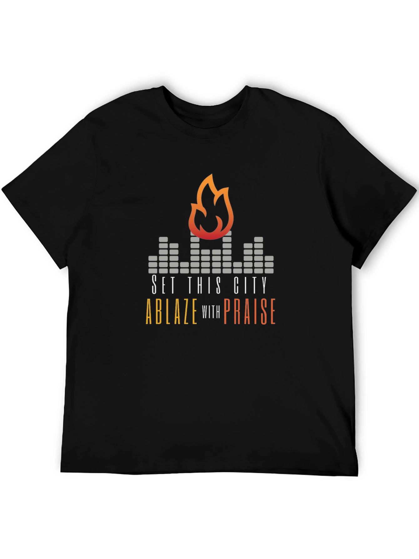 Set This City Ablaze with Praise Graphic Tee