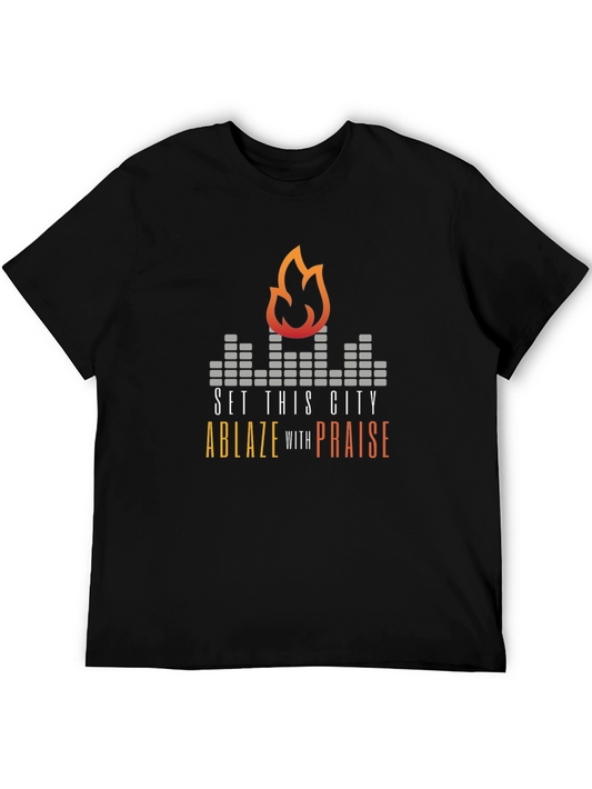 Set This City Ablaze with Praise Graphic Tee
