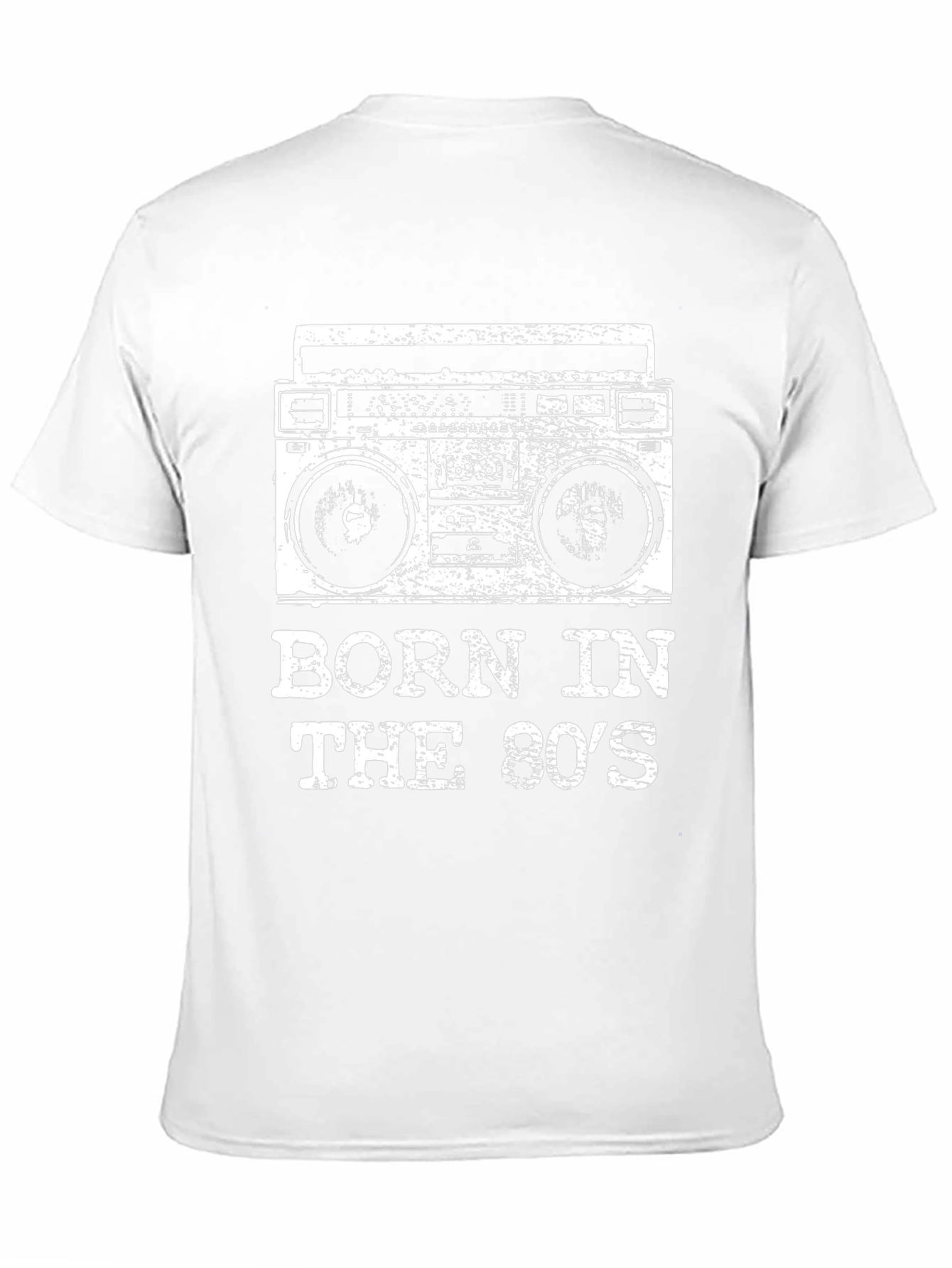 Born in the 80s Retro Boombox T-Shirt