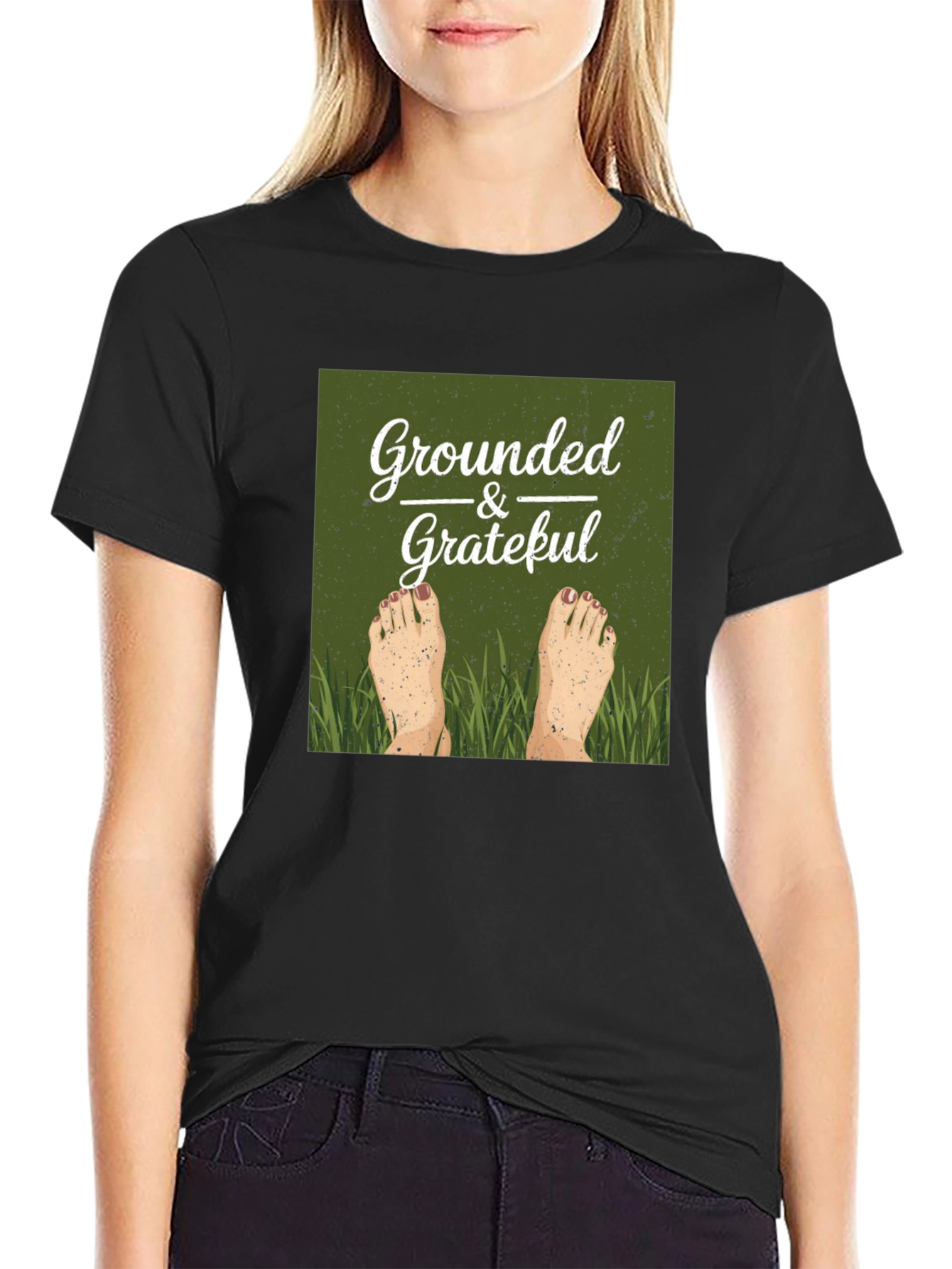 Grounded & Grateful Graphic Tee