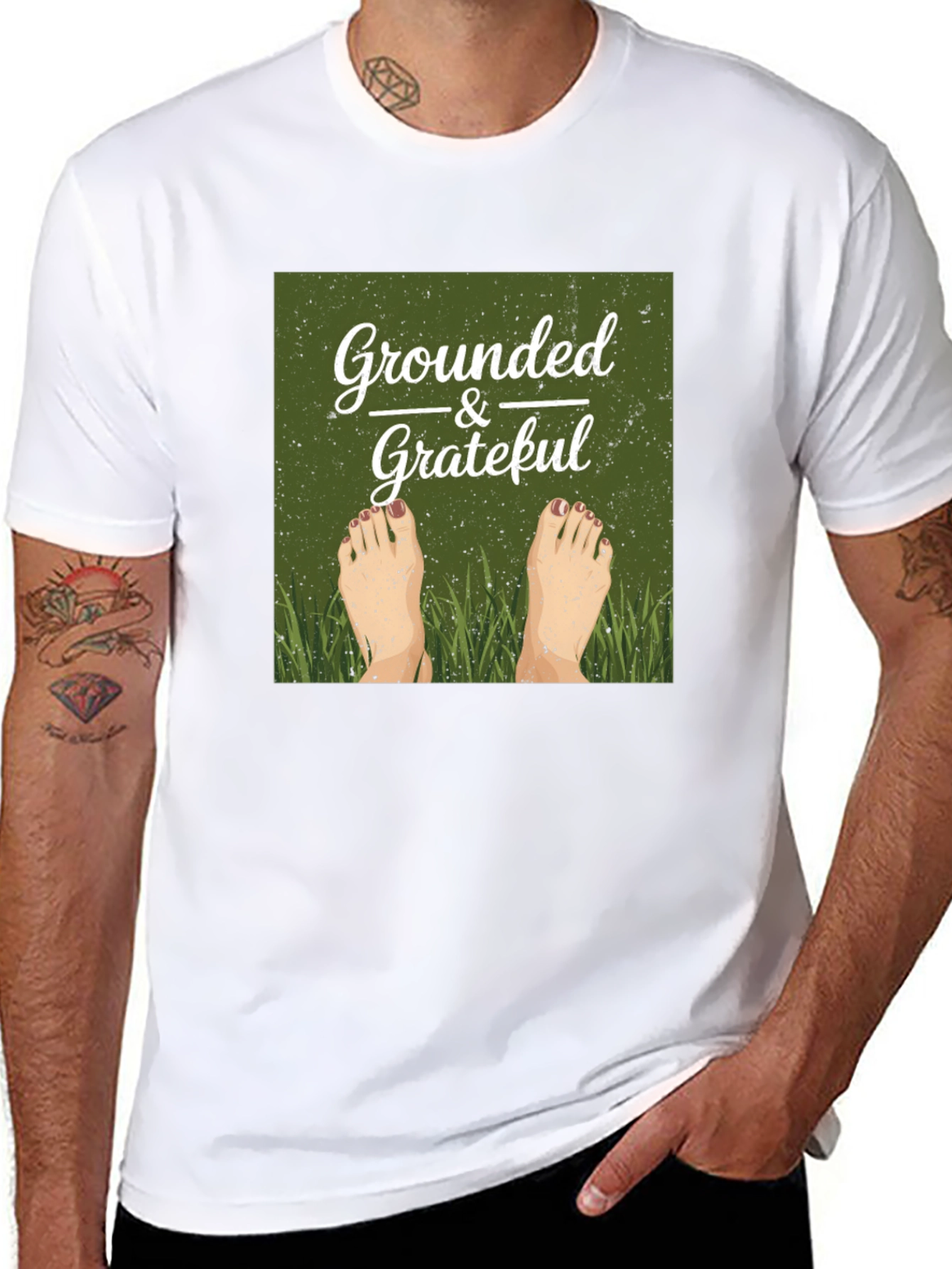 Grounded & Grateful Graphic Tee