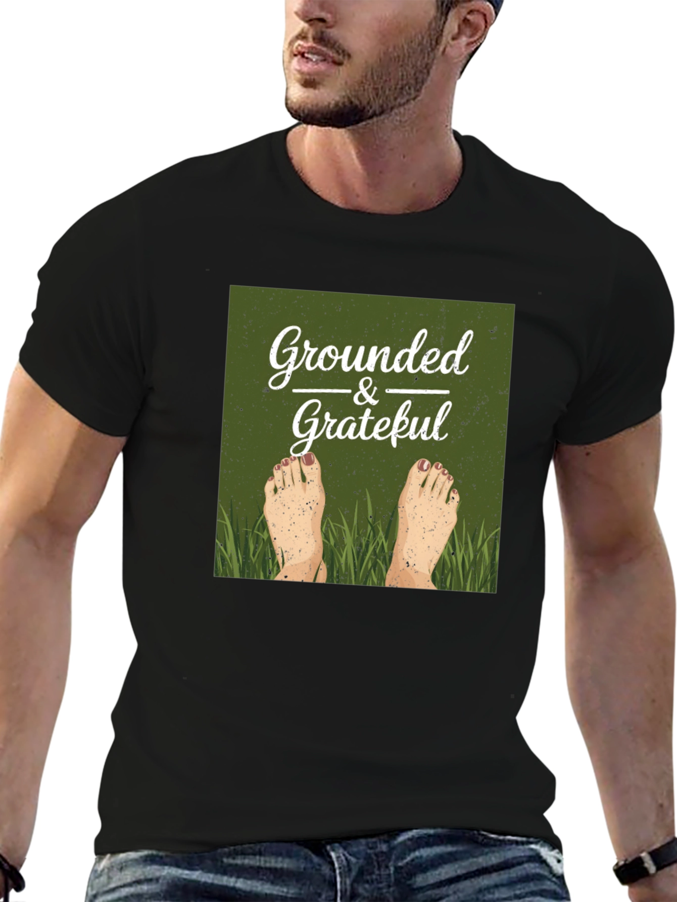 Grounded & Grateful Graphic Tee