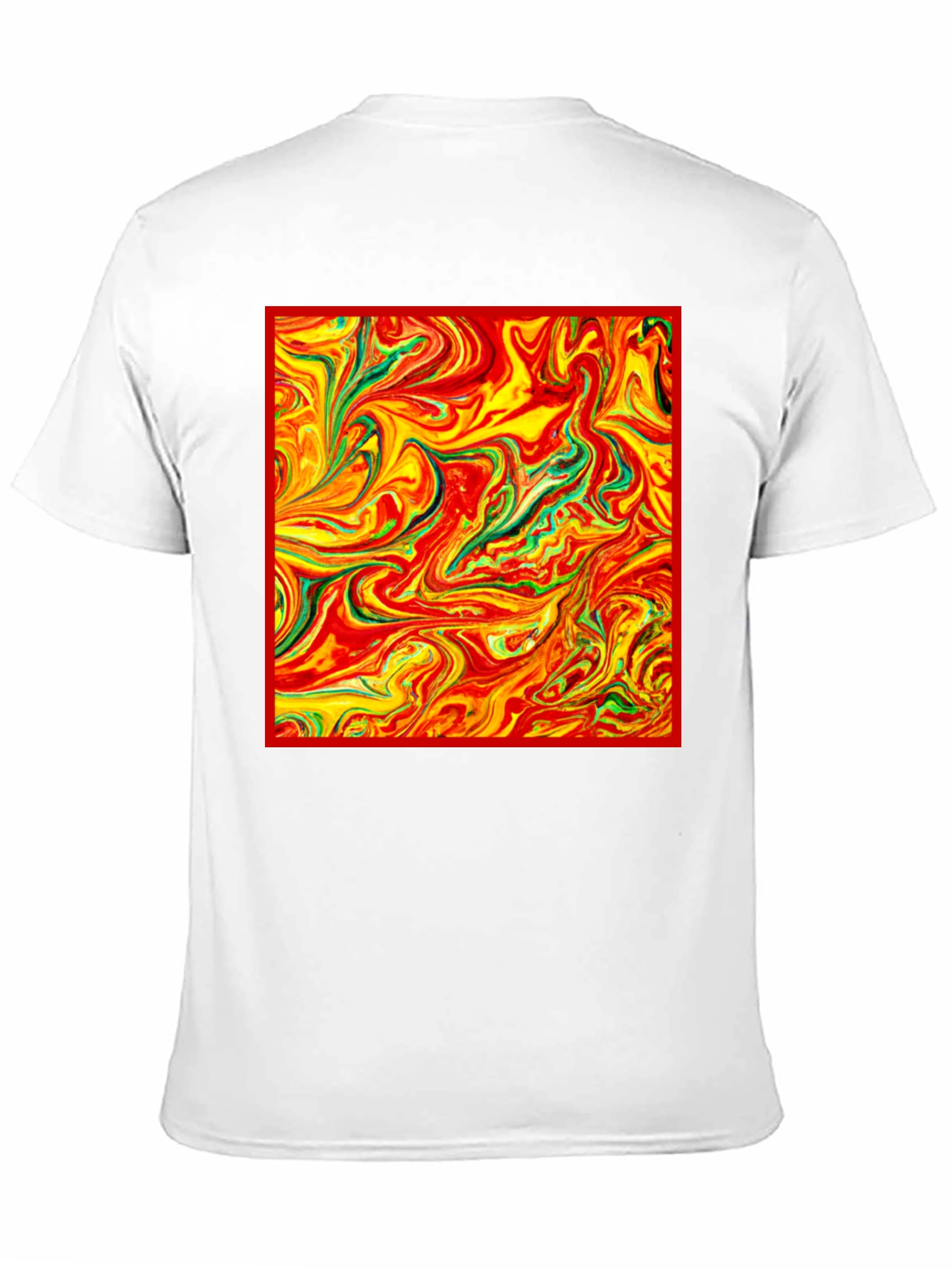 Abstract Swirl Tee - Vivid Artistic Print