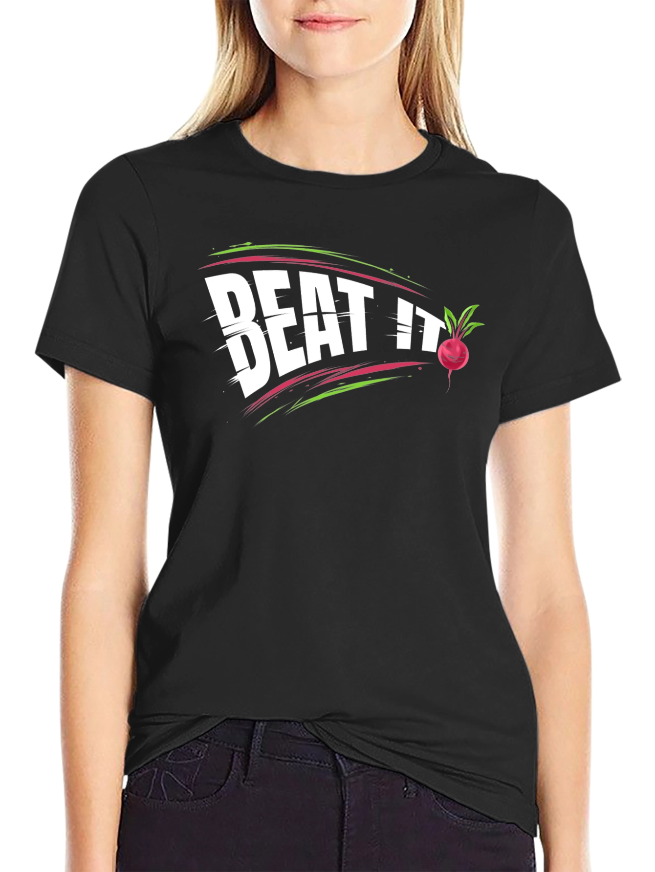Beat It Beet Pun T-Shirt - Funny Vegetable Tee