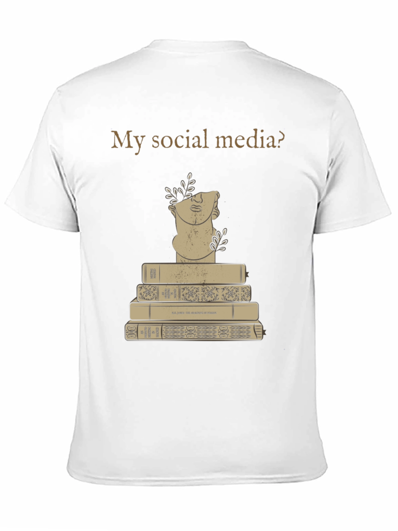 My Social Media? Books & Bust Tee