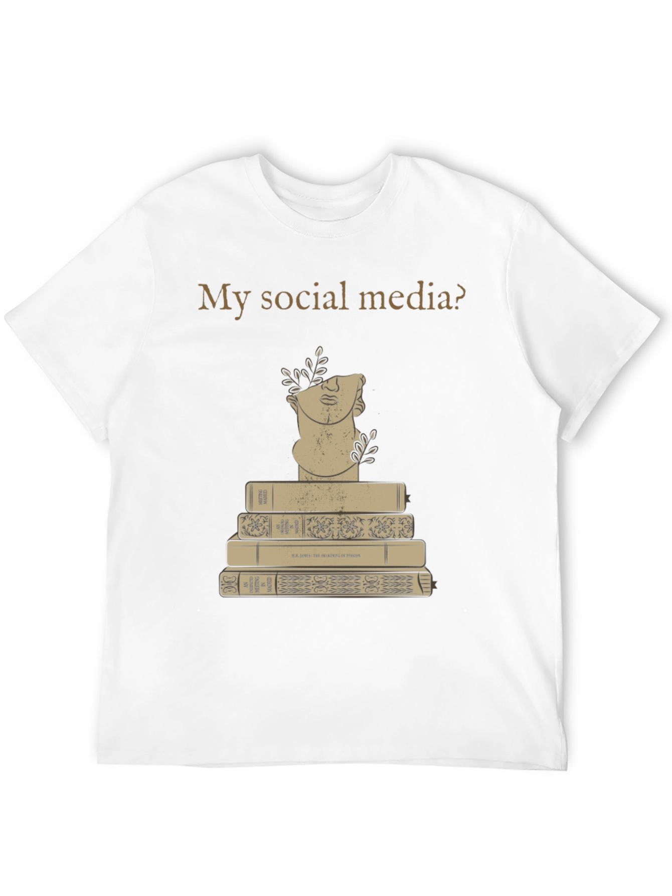 My Social Media? Books & Bust Tee