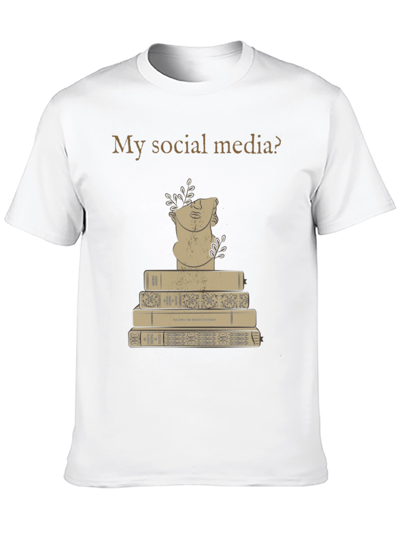 My Social Media? Books & Bust Tee
