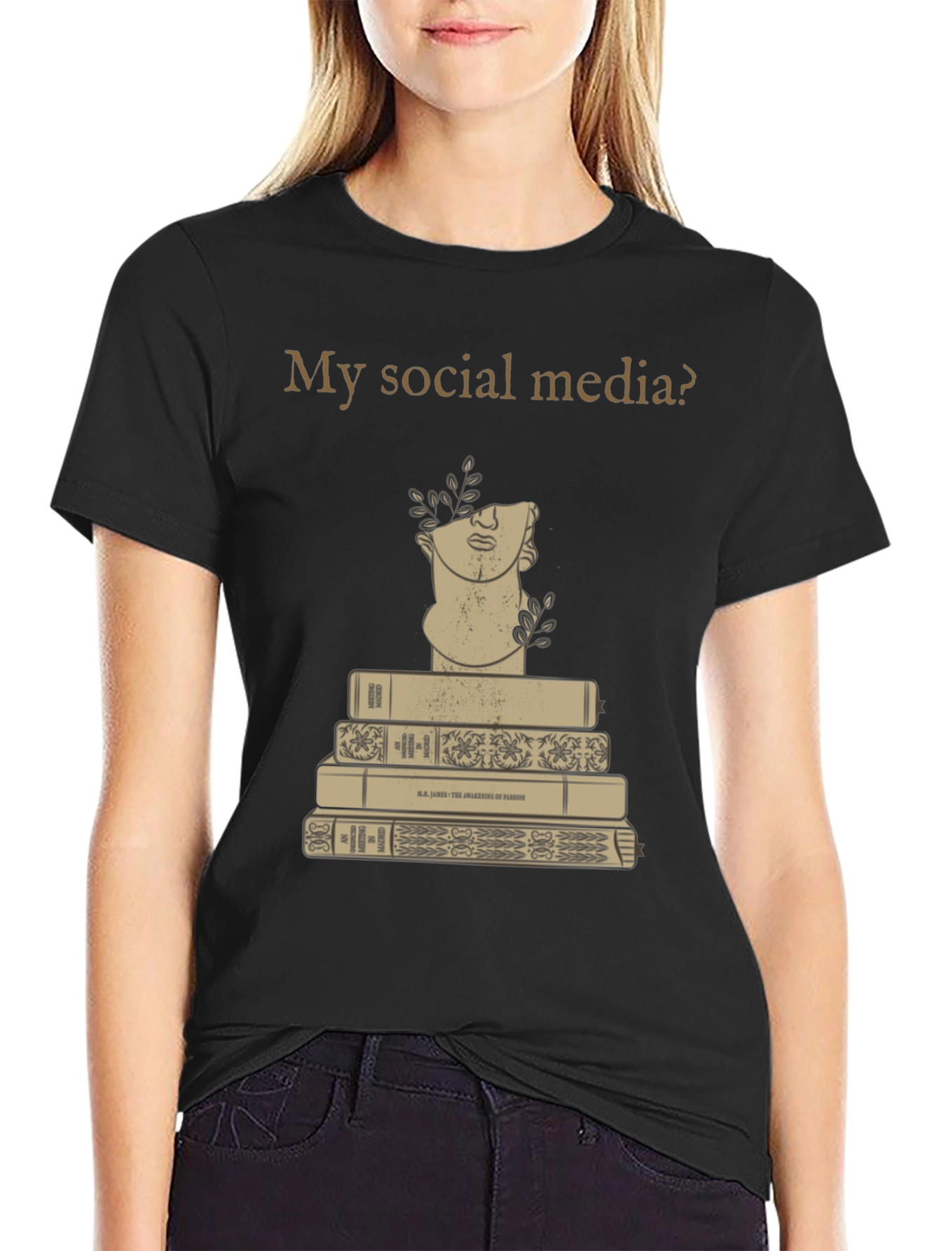 My Social Media? Books & Bust Tee