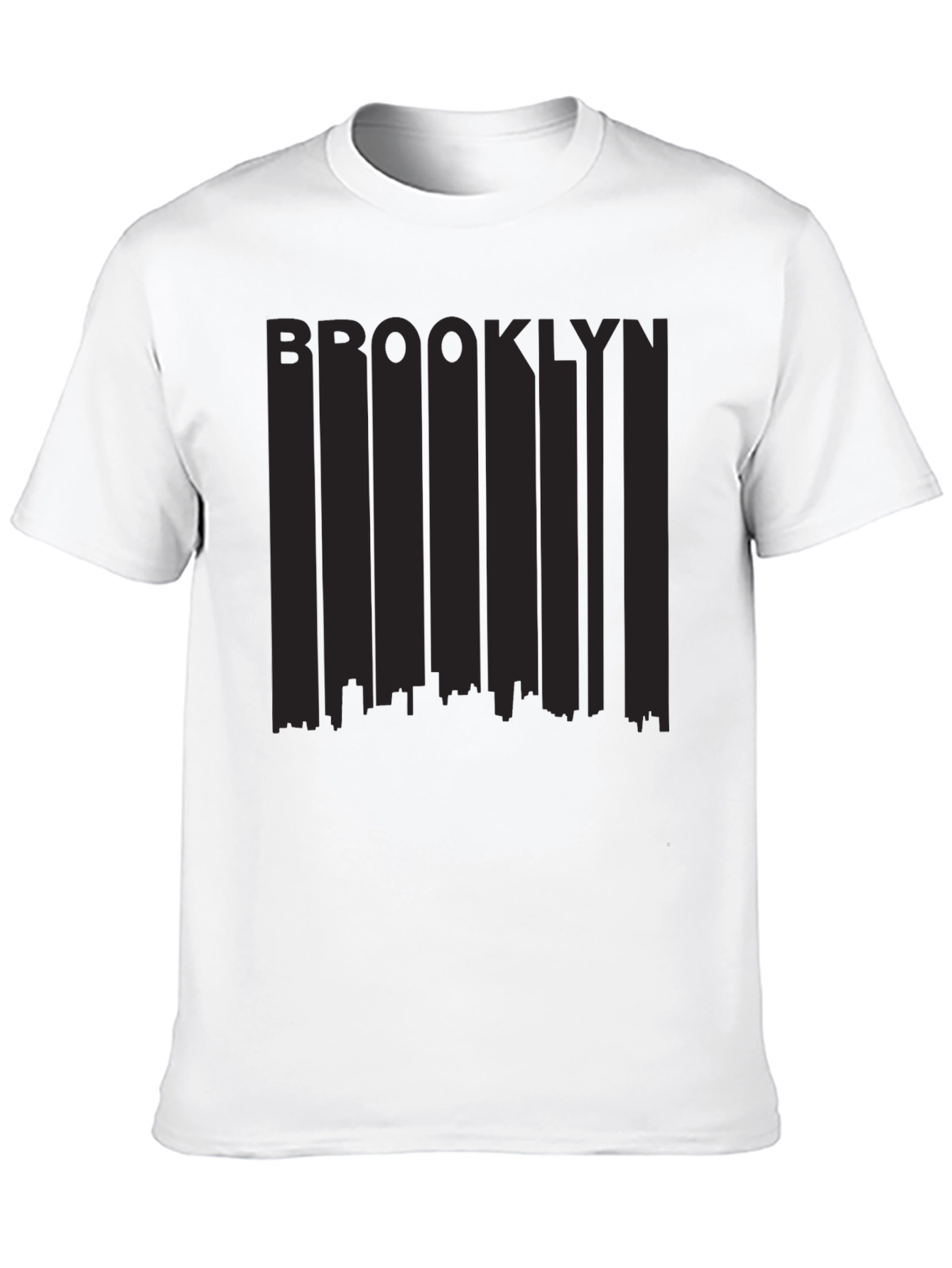 Brooklyn Skyline Graphic Tee - Black