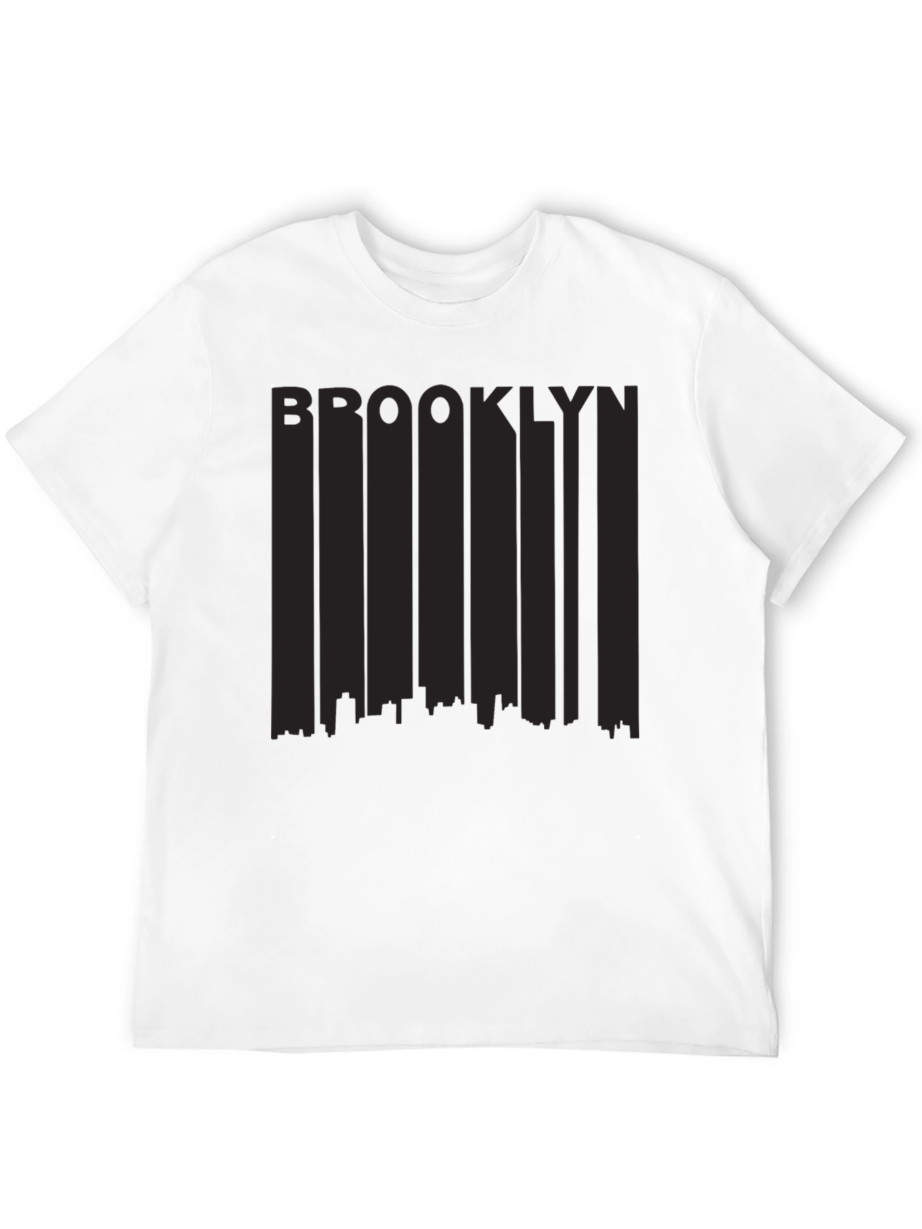 Brooklyn Skyline Graphic Tee - Black