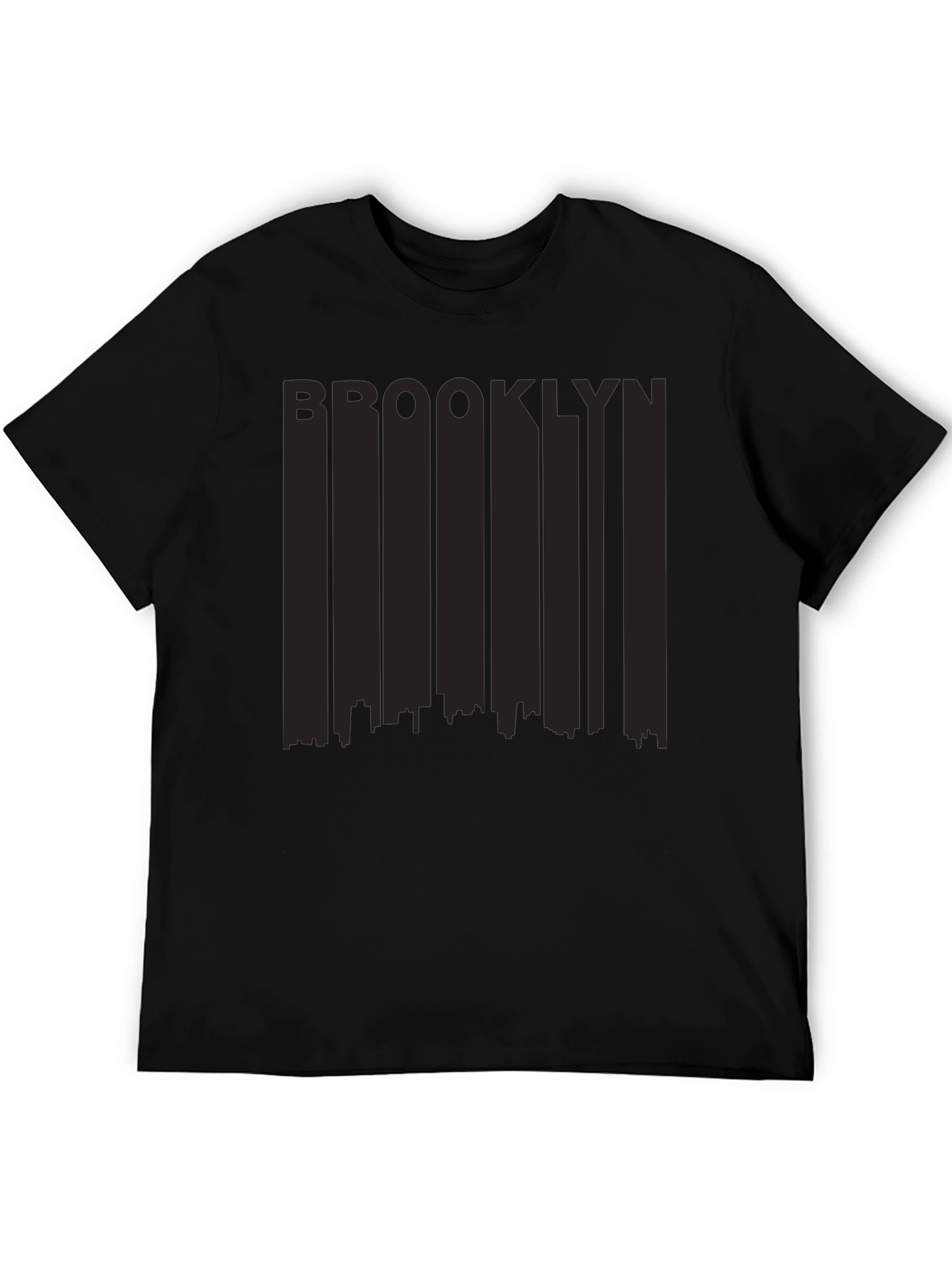 Brooklyn Skyline Graphic Tee - Black