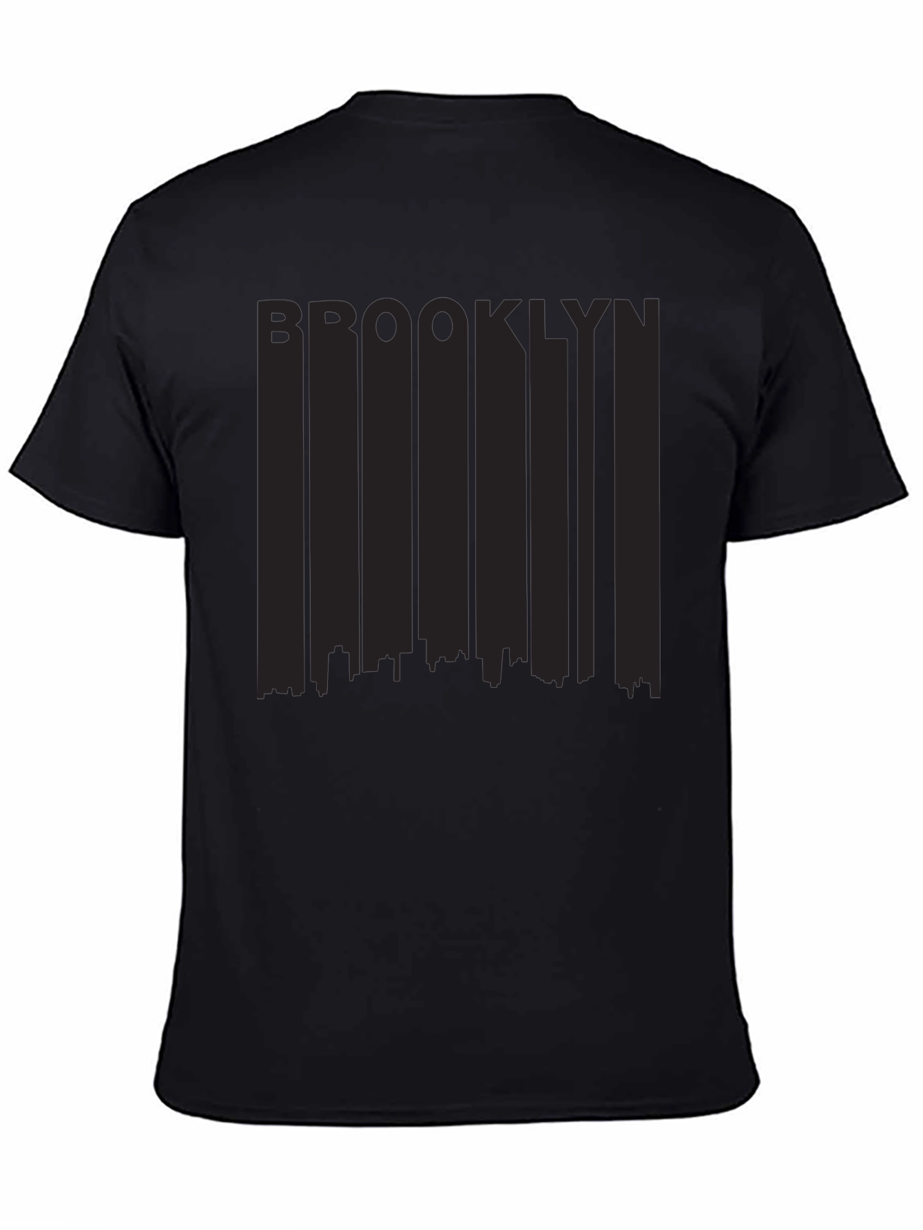 Brooklyn Skyline Graphic Tee - Black