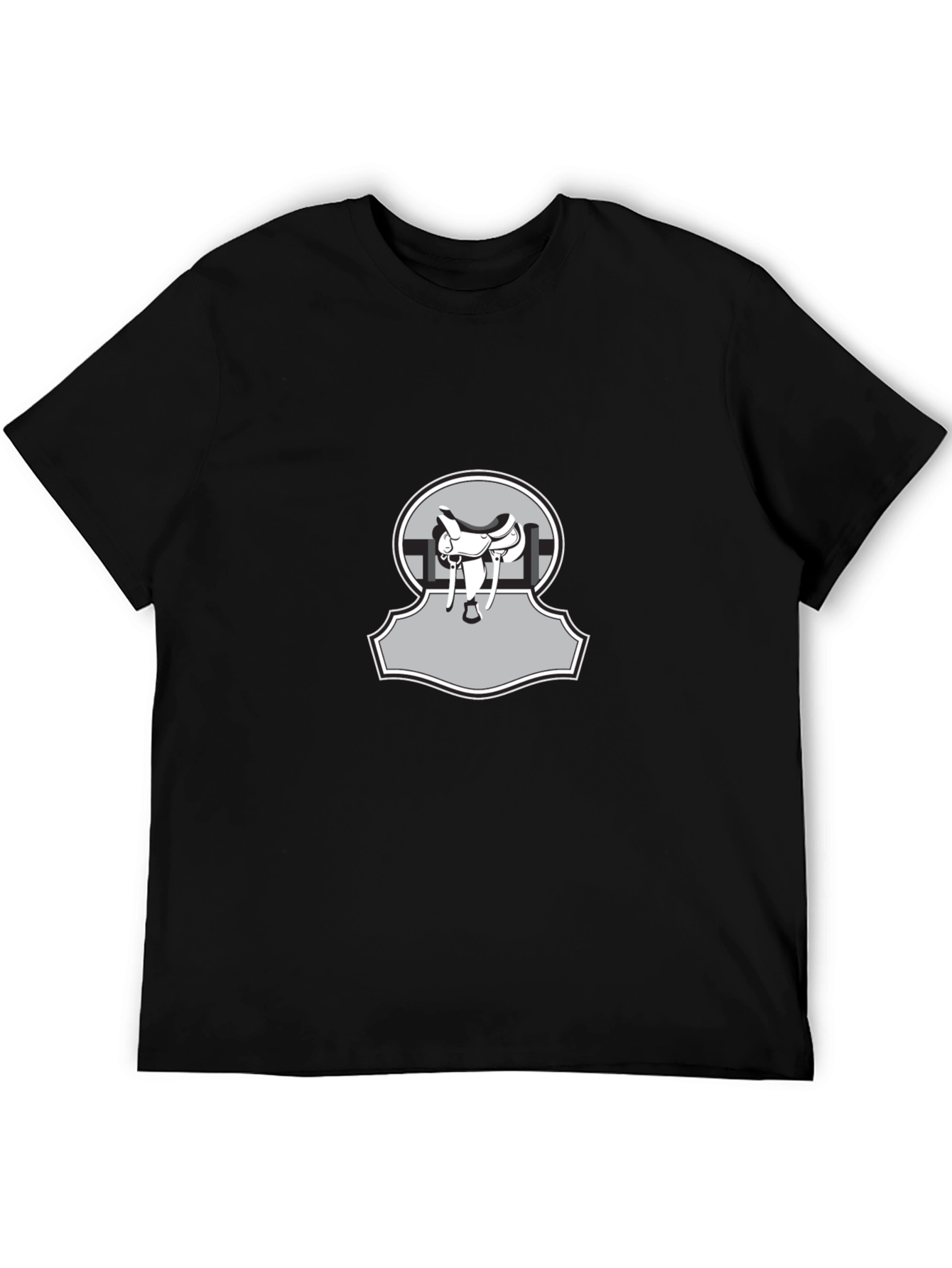 Saddle Graphic Tee - Equestrian Style