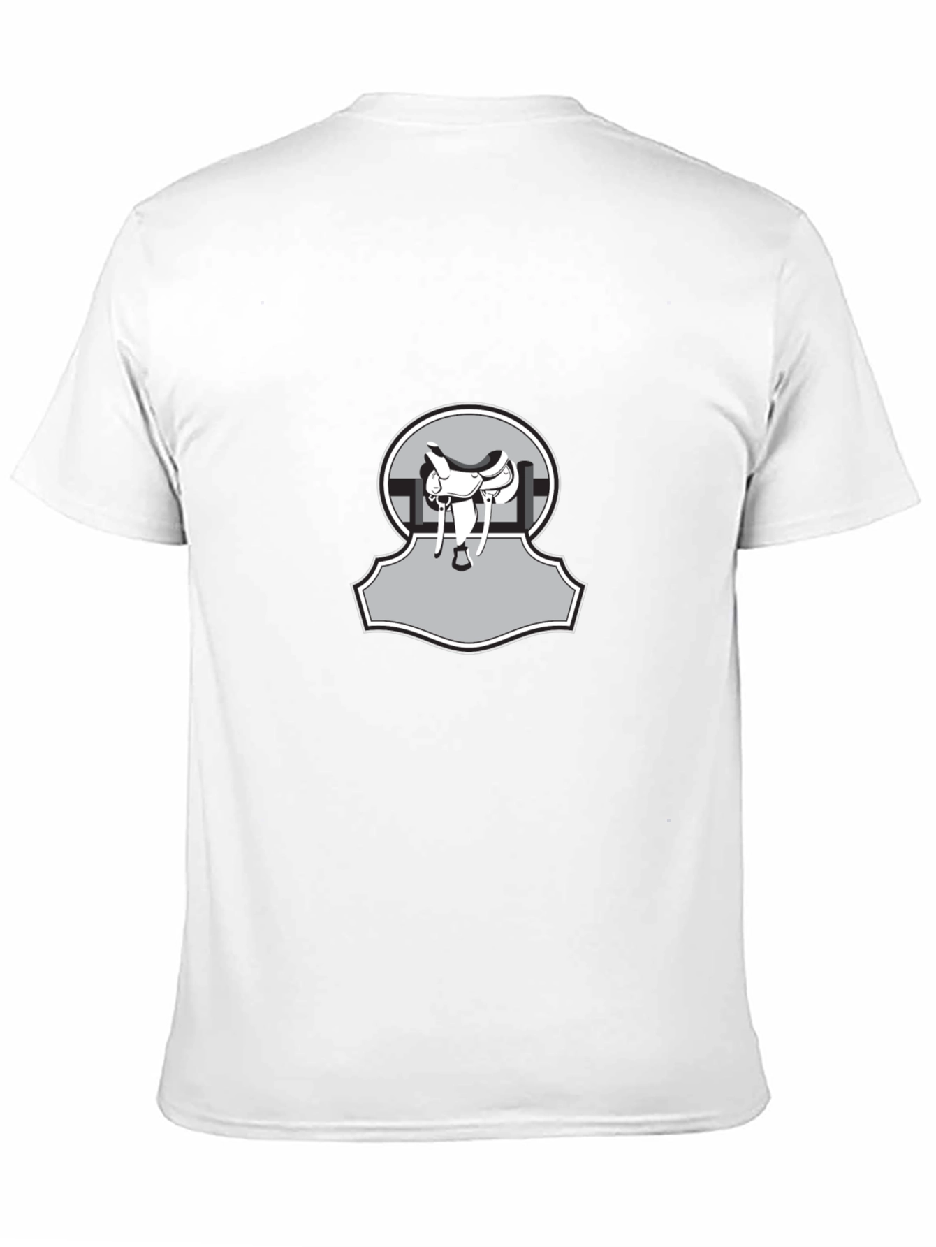 Saddle Graphic Tee - Equestrian Style