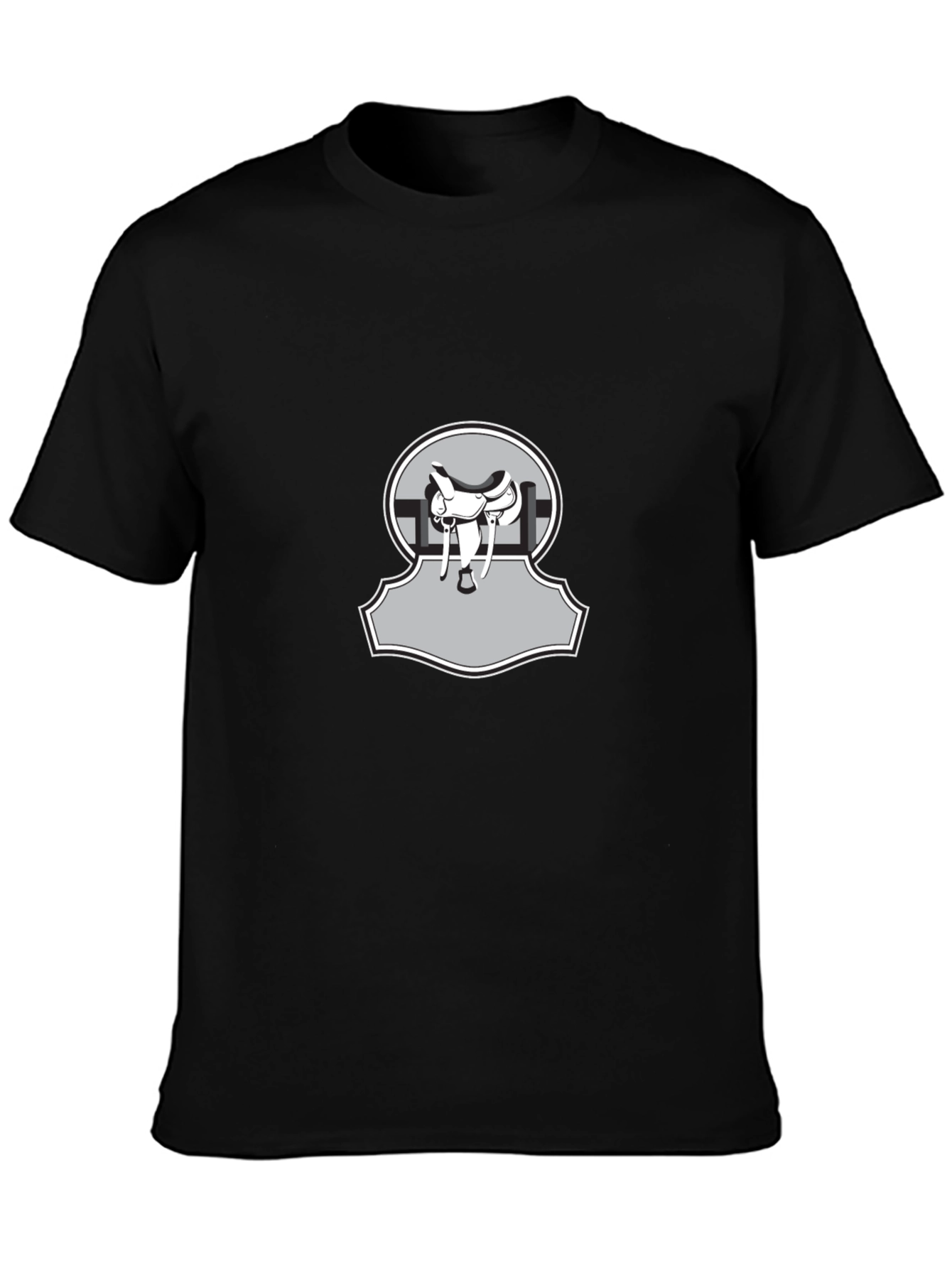Saddle Graphic Tee - Equestrian Style
