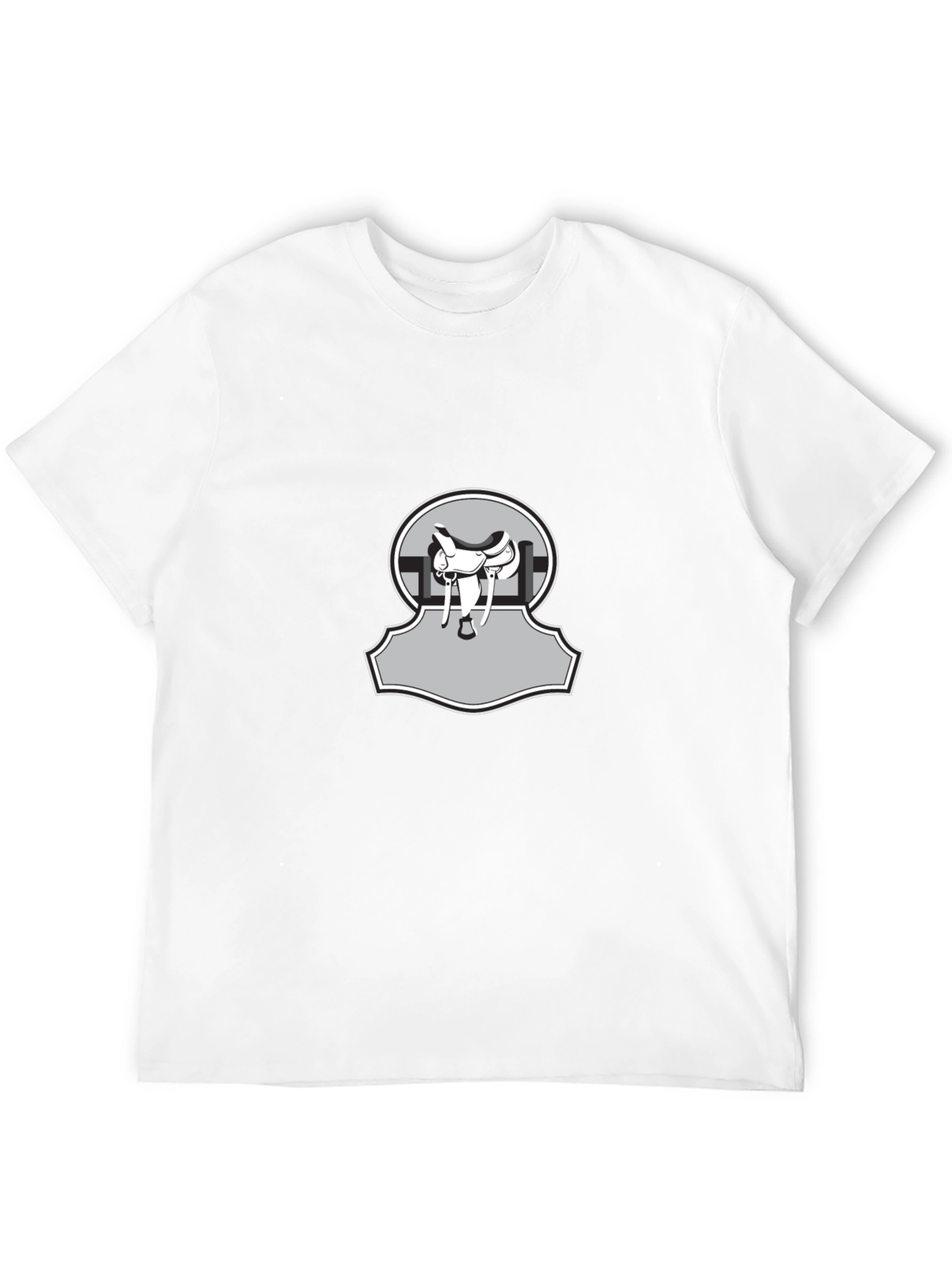 Saddle Graphic Tee - Equestrian Style