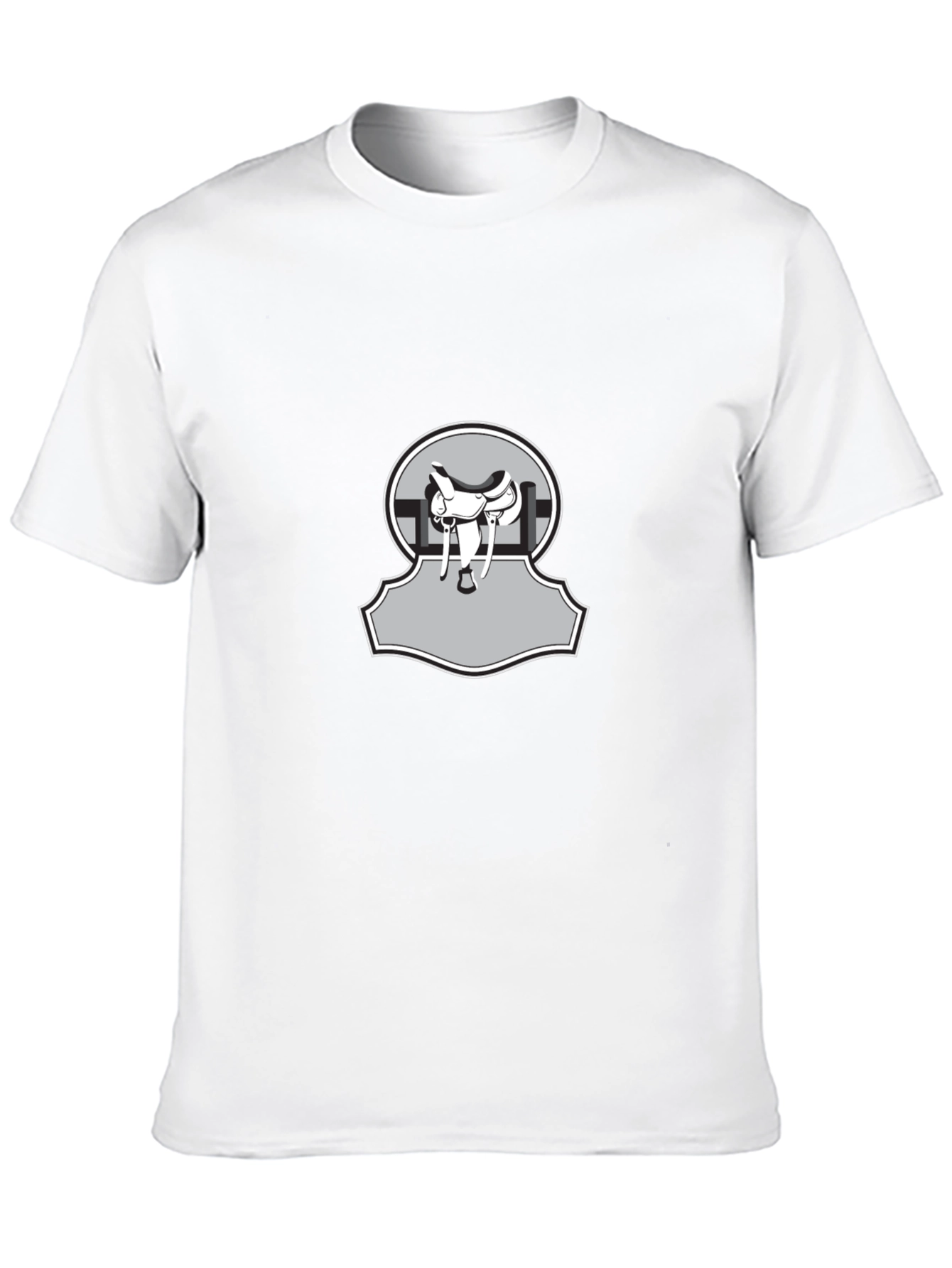 Saddle Graphic Tee - Equestrian Style