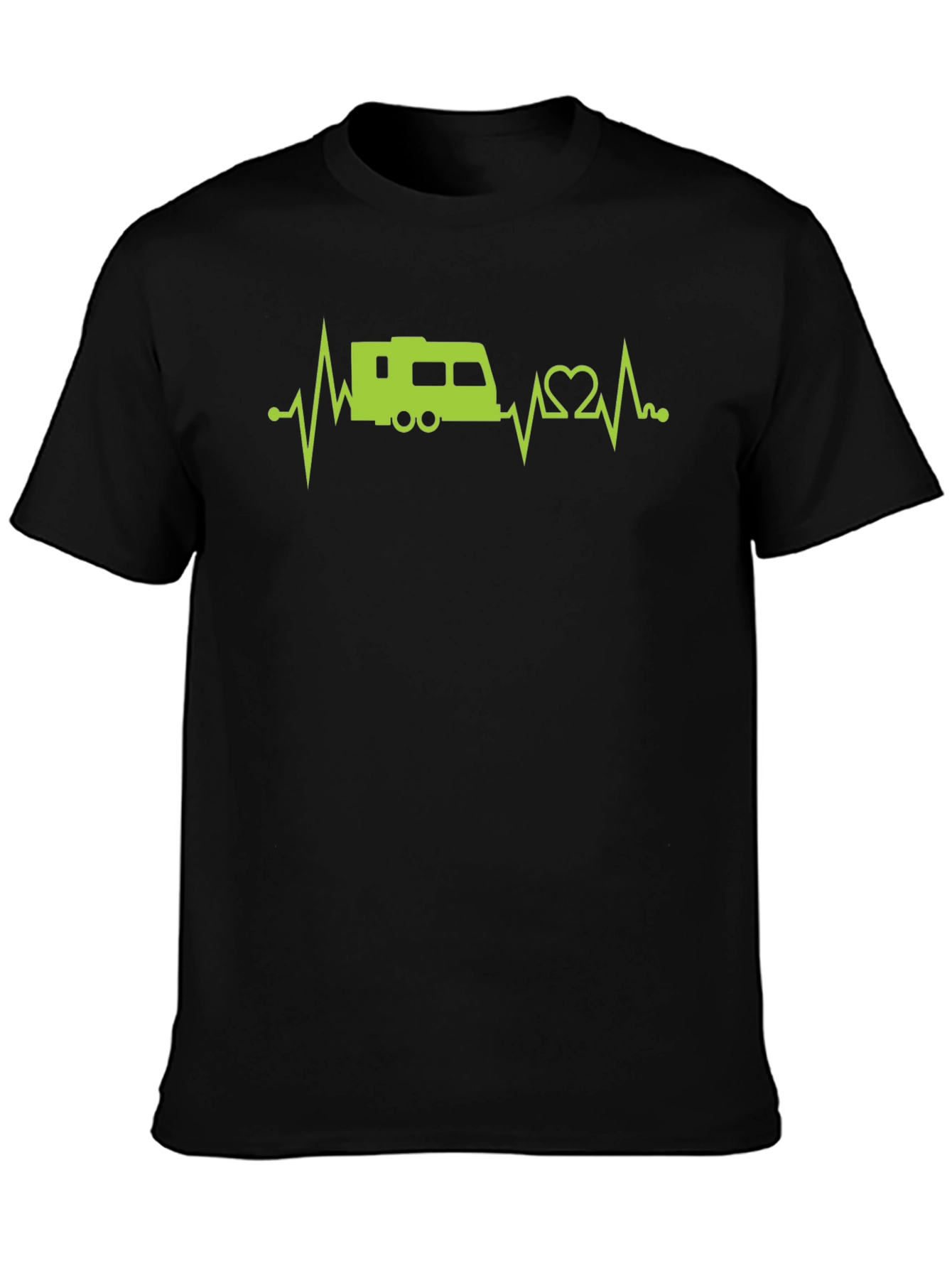 RV Heartbeat T-Shirt - Camping Lover Tee