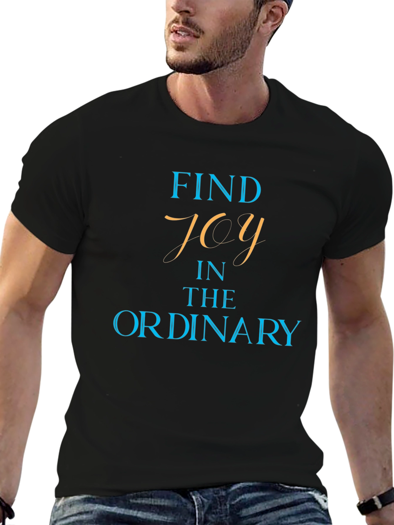 Find Joy in the Ordinary Black T-Shirt