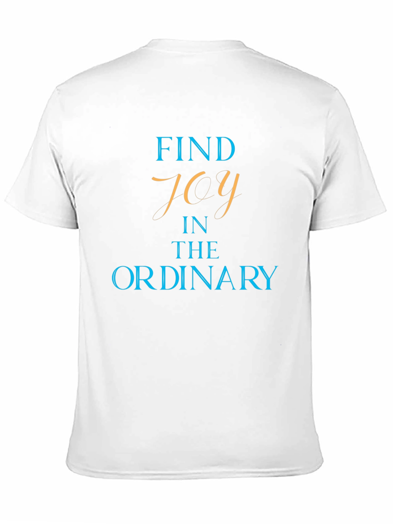 Find Joy in the Ordinary Black T-Shirt