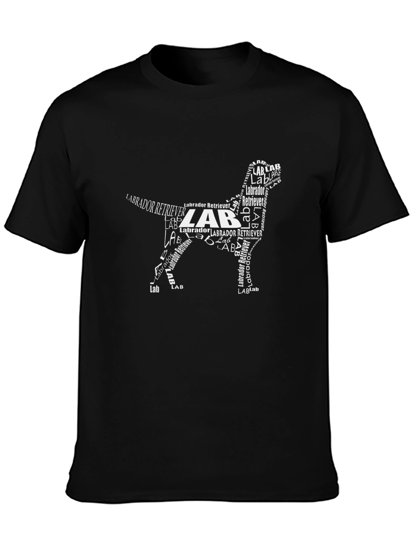 Labrador Retriever Word Art T-Shirt