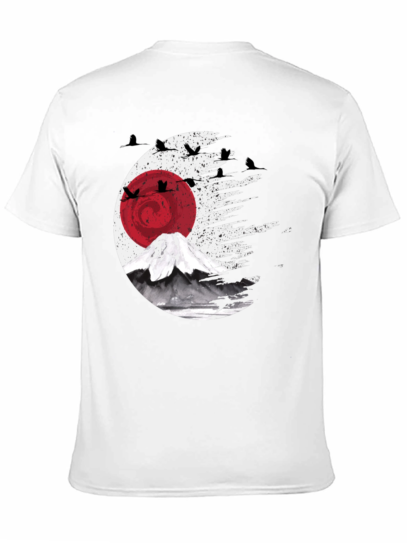 Japanese Sunrise Mountain Graphic Tee