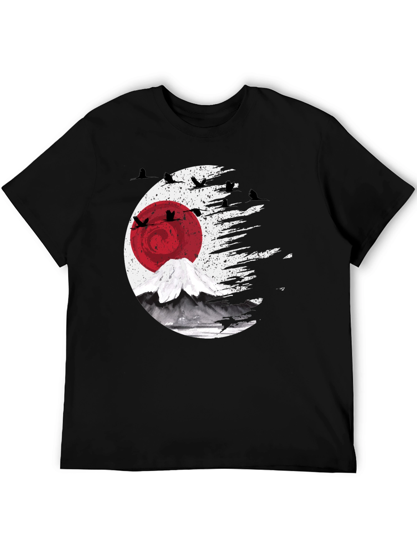 Japanese Sunrise Mountain Graphic Tee