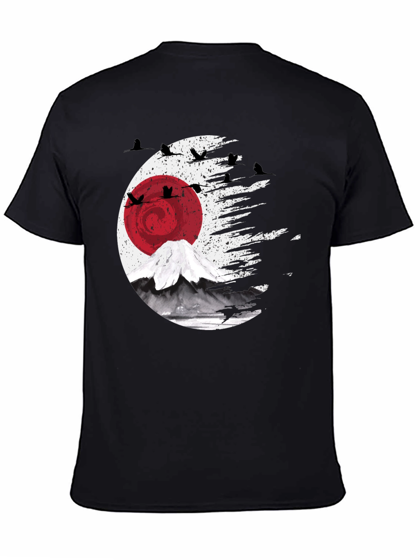 Japanese Sunrise Mountain Graphic Tee