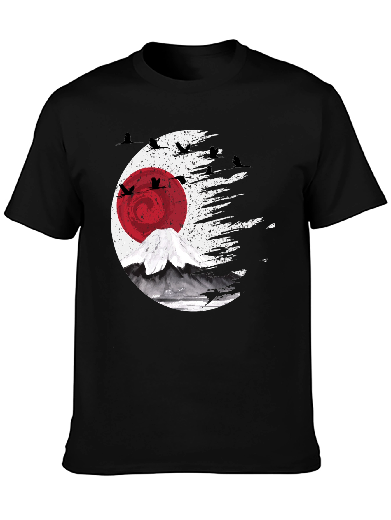 Japanese Sunrise Mountain Graphic Tee