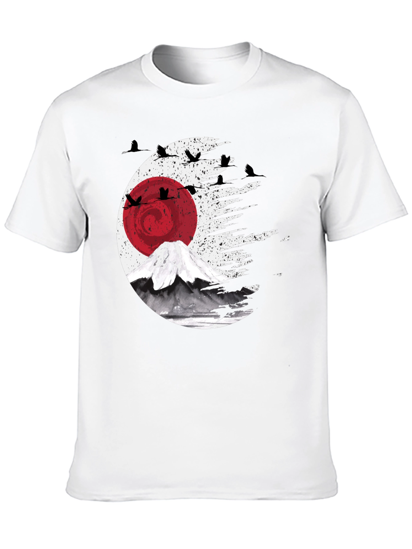 Japanese Sunrise Mountain Graphic Tee