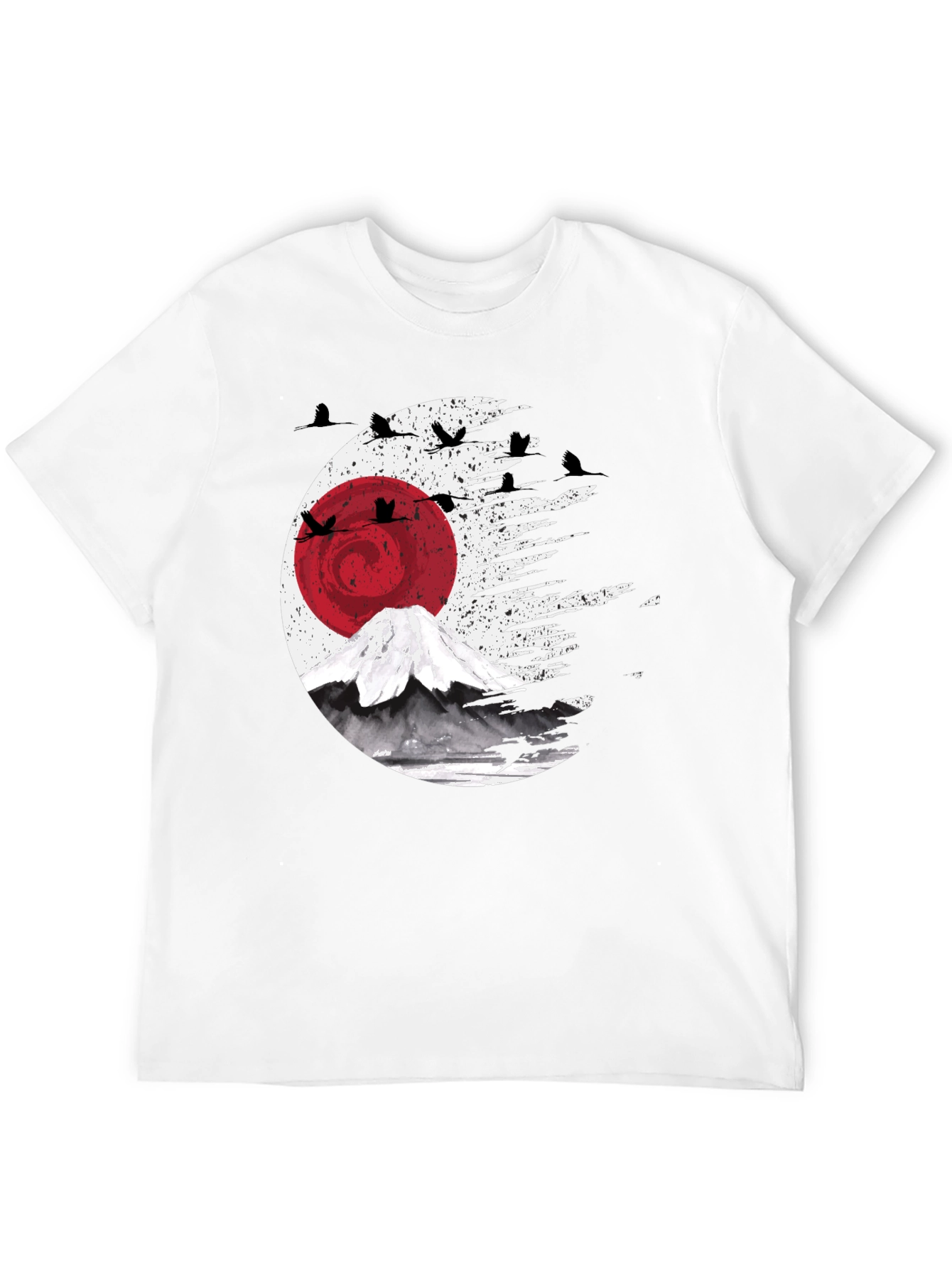 Japanese Sunrise Mountain Graphic Tee