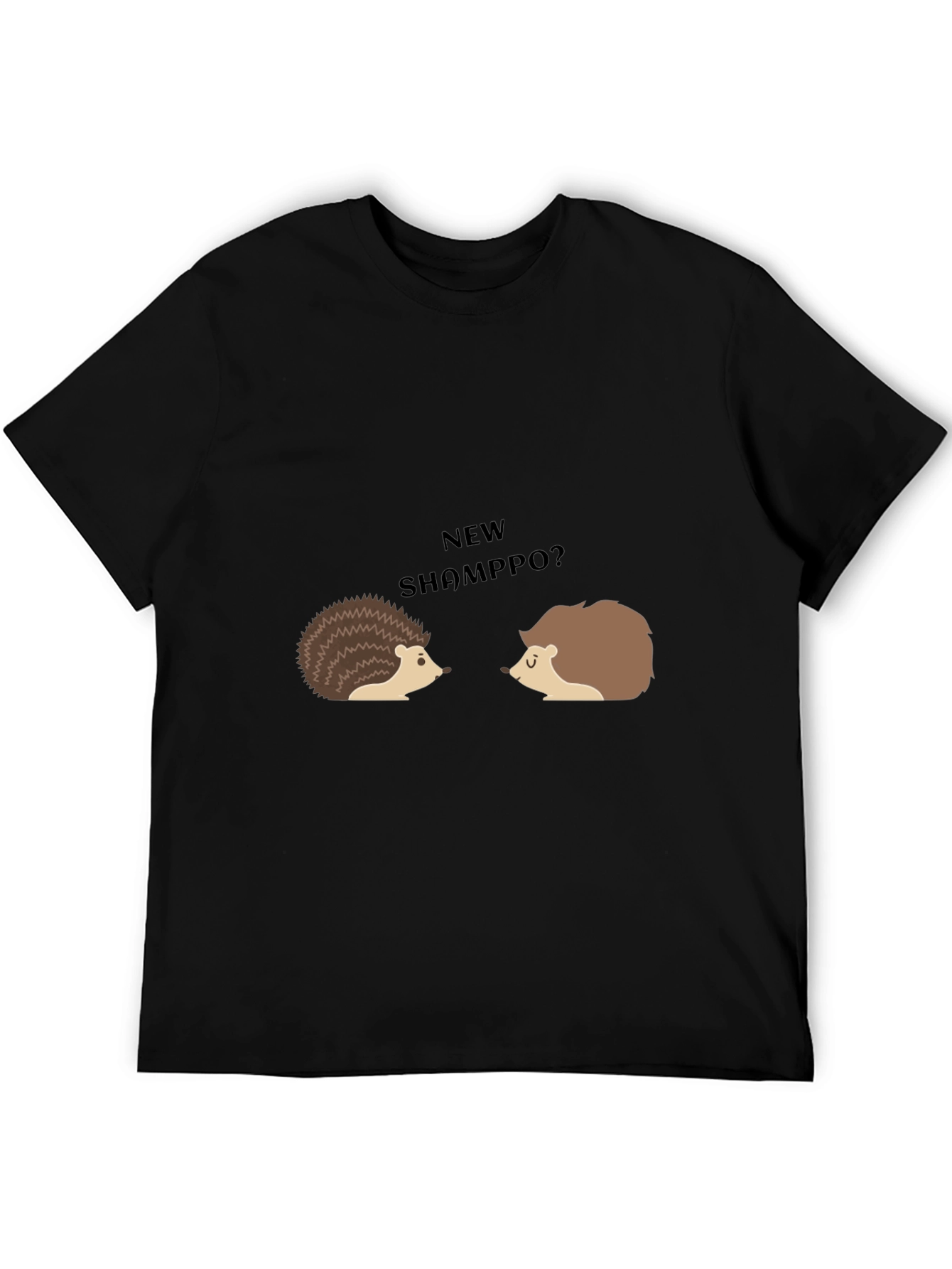 Funny Hedgehog T-Shirt - New ShampPO?