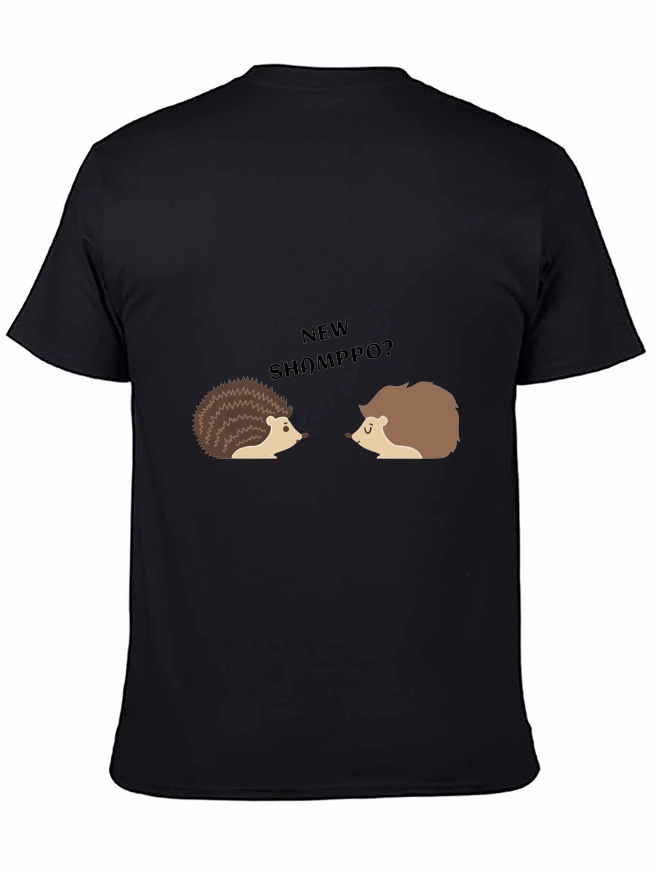 Funny Hedgehog T-Shirt - New ShampPO?