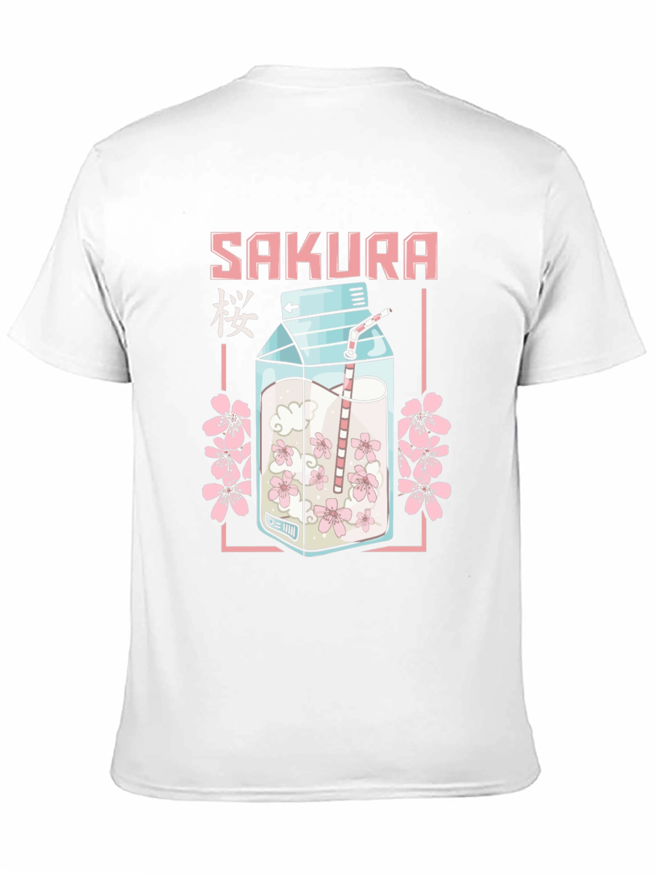 Sakura Milk Carton T-Shirt - Anime Style