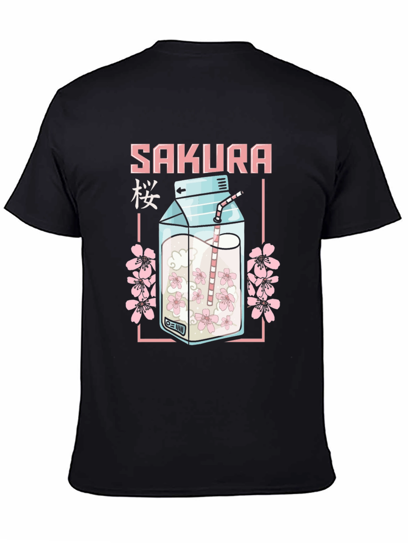 Sakura Milk Carton T-Shirt - Anime Style