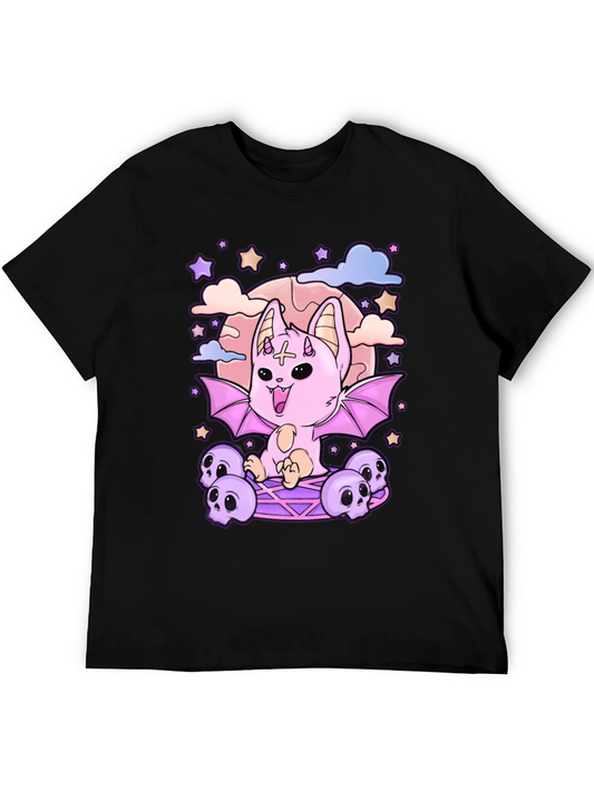 Pastel Goth Bat T-Shirt - Cute & Creepy Style