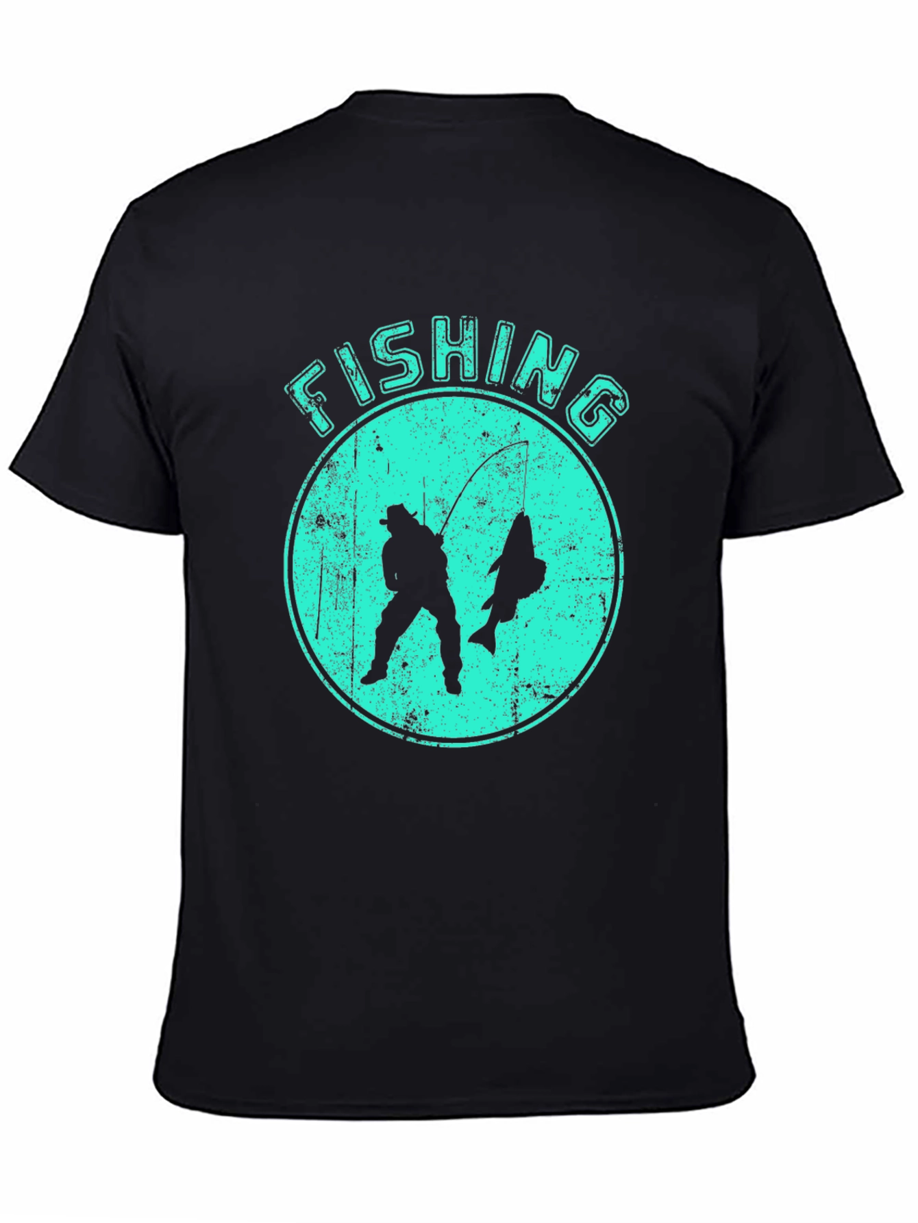 Fishing T-Shirt - Silhouette Design