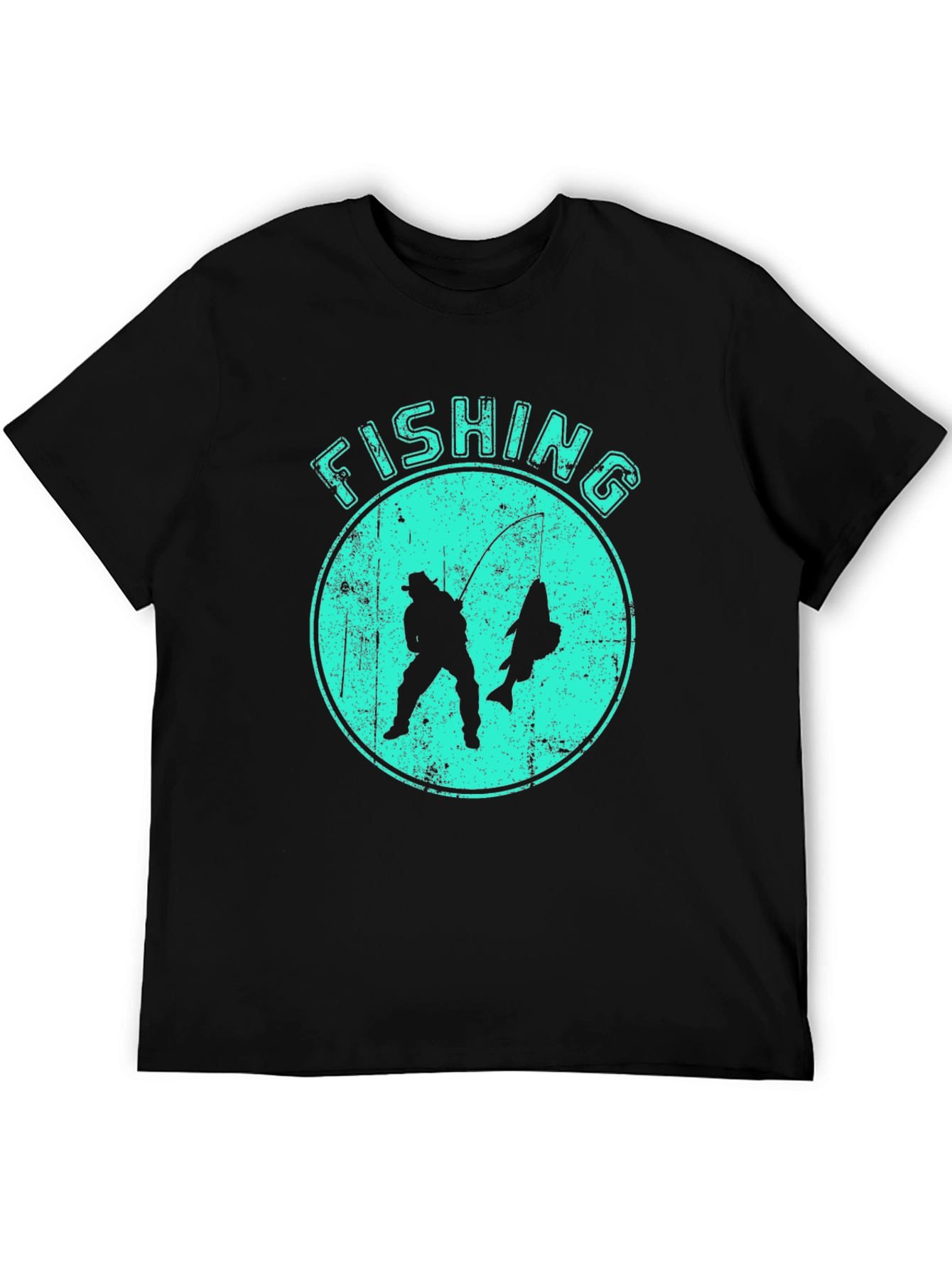 Fishing T-Shirt - Silhouette Design