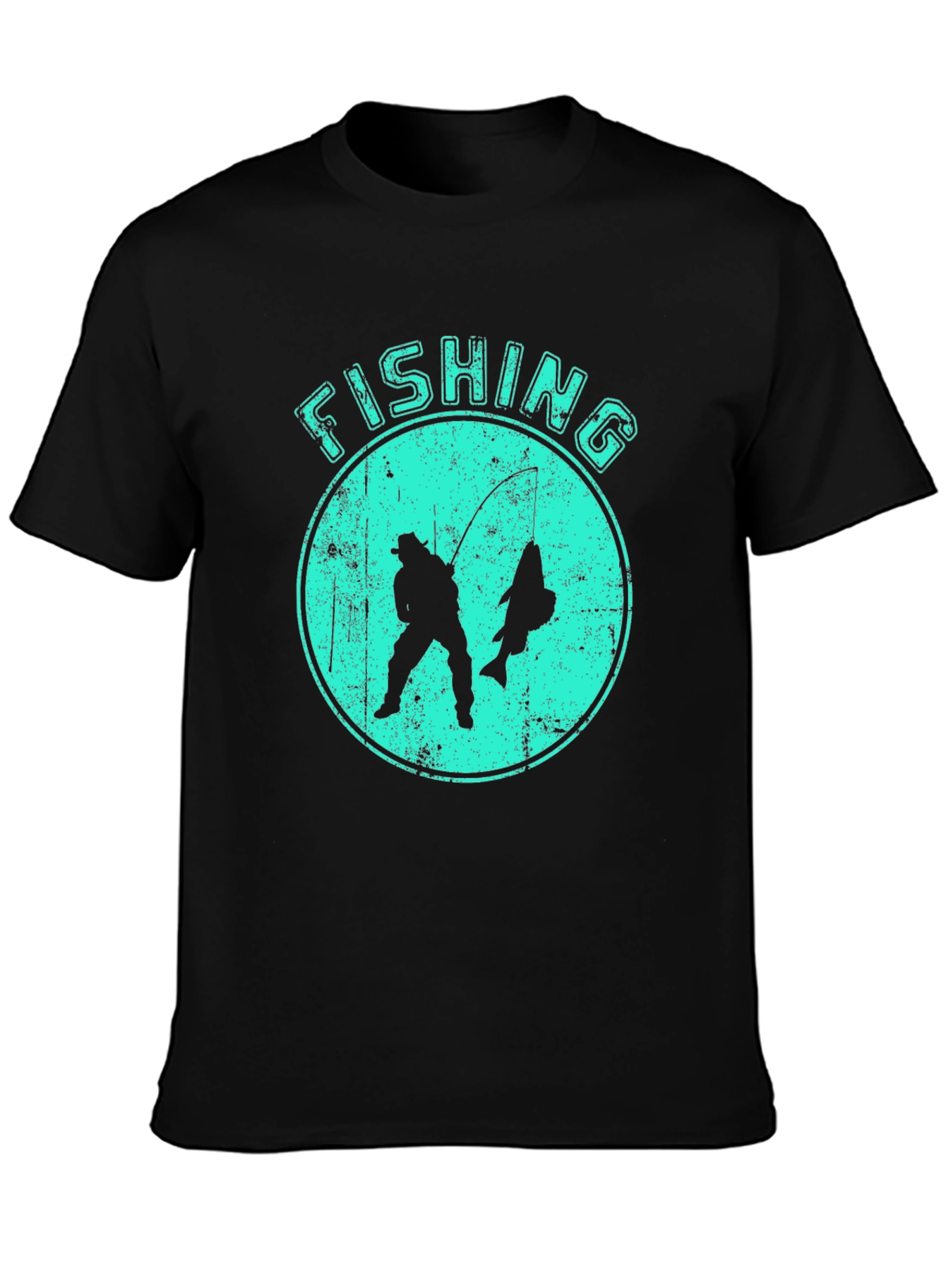 Fishing T-Shirt - Silhouette Design