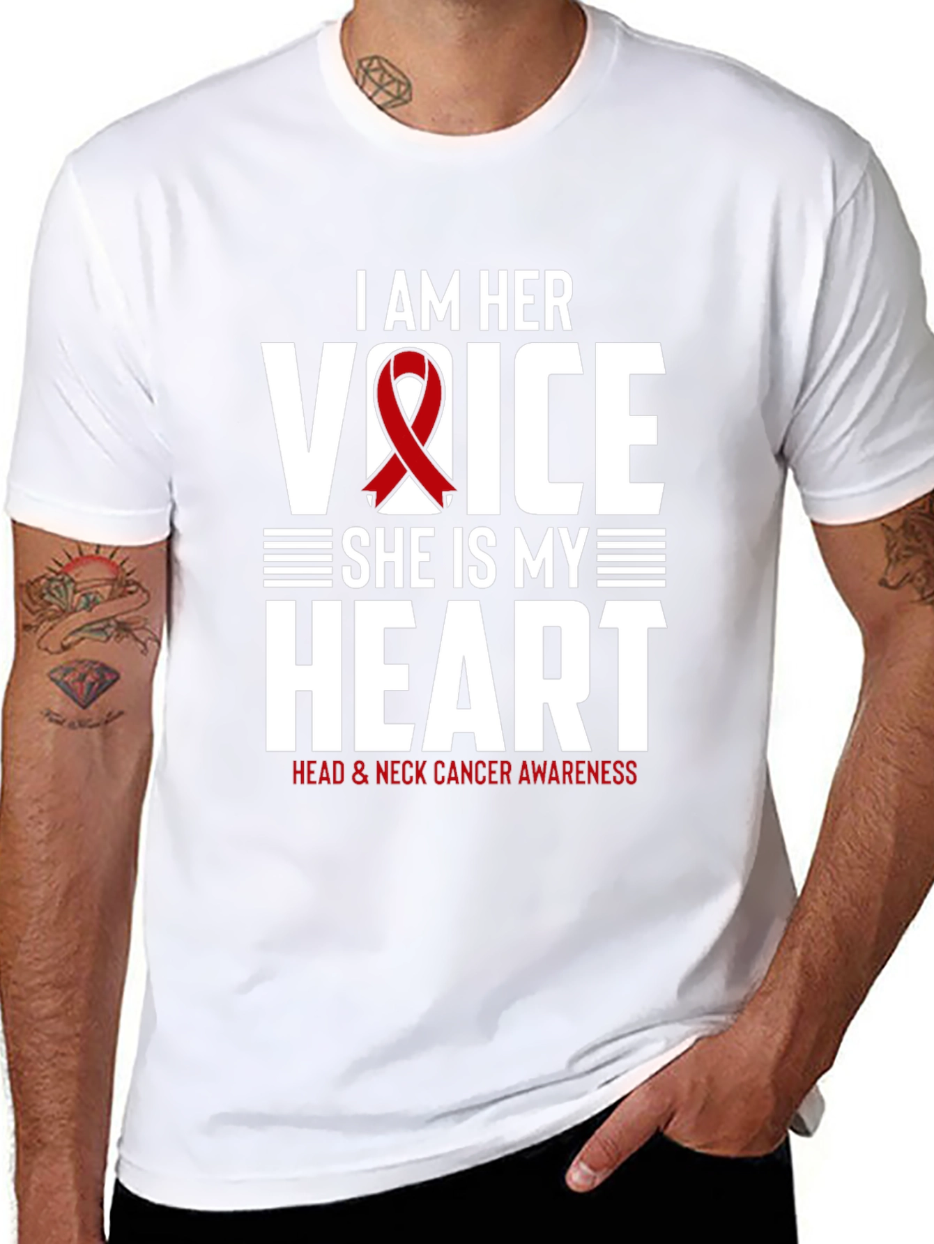 Head & Neck Cancer Awareness T-Shirt