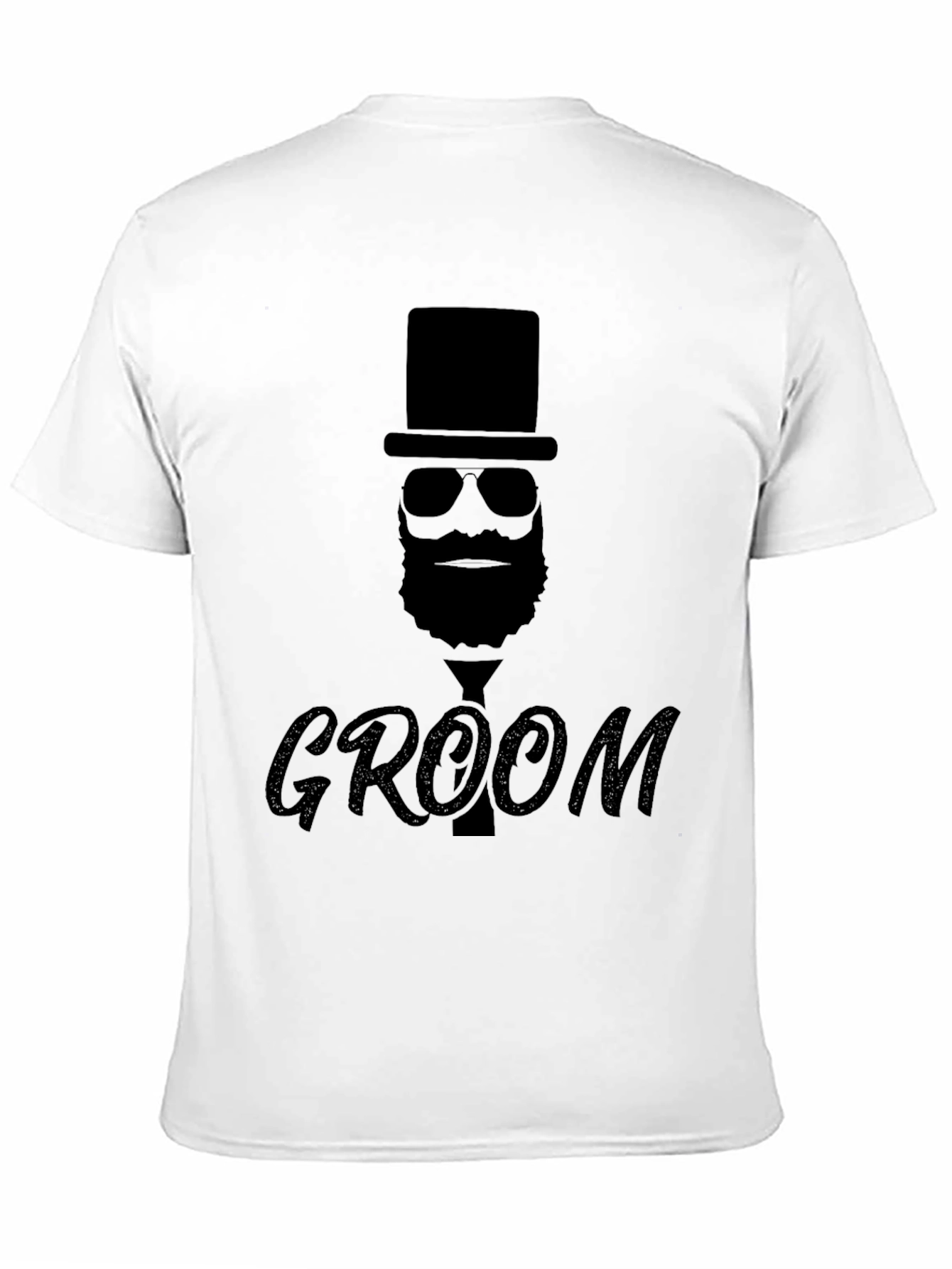 Groom Top Hat Bearded Man T-Shirt