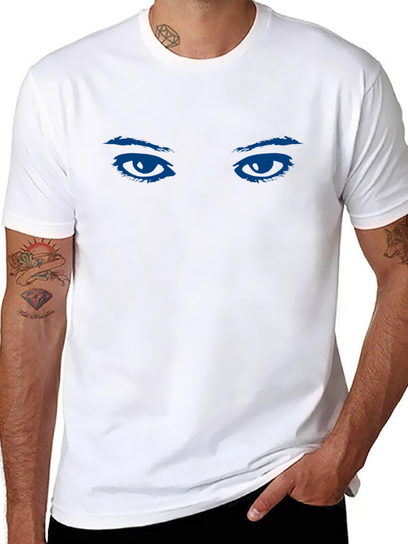 Eye Graphic Black T-Shirt