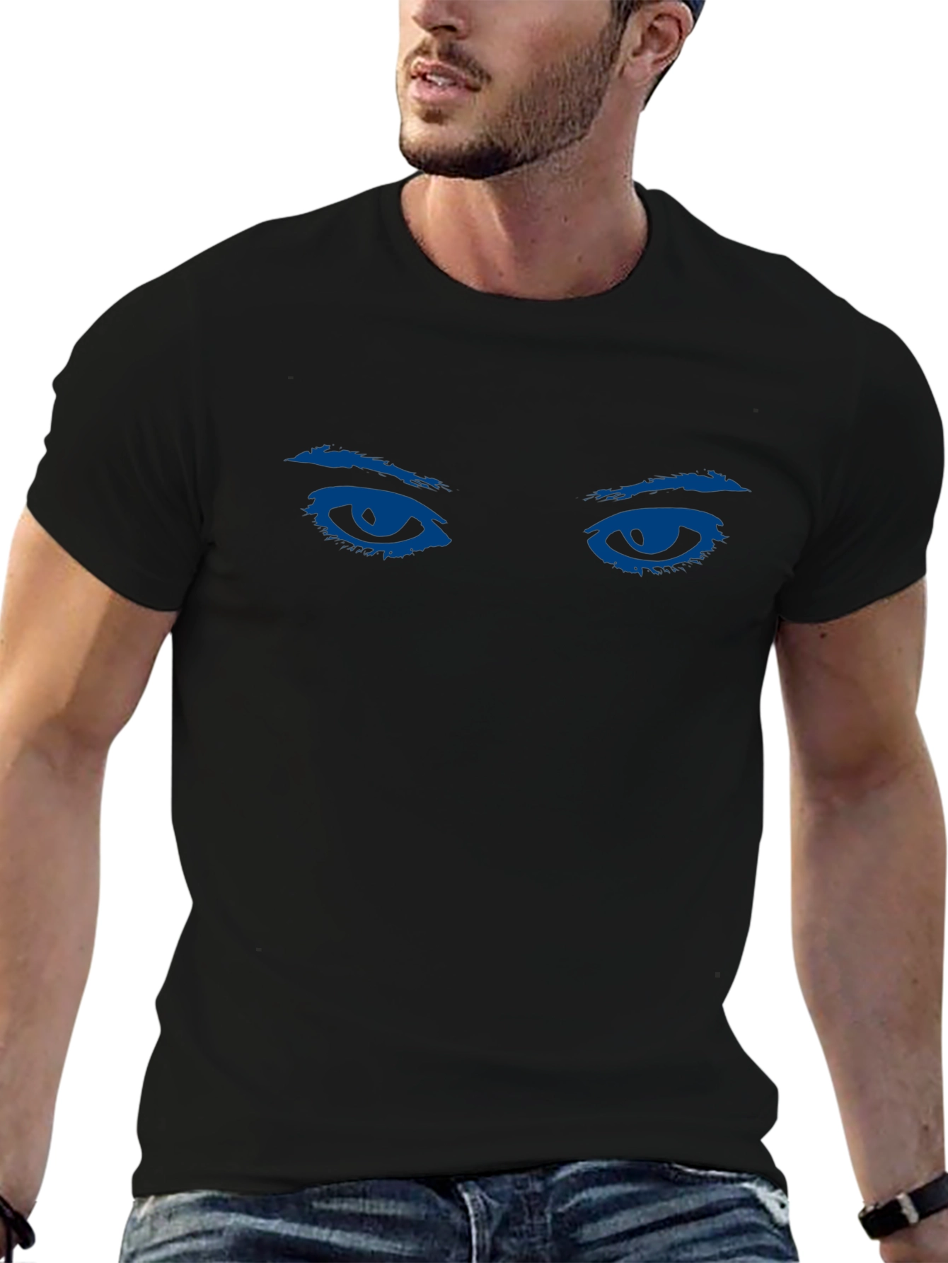 Eye Graphic Black T-Shirt