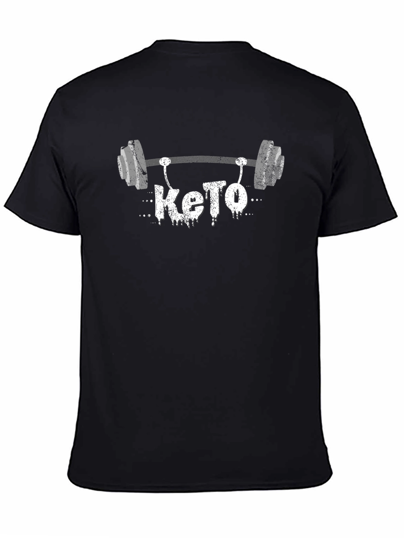 Keto Gym T-Shirt - Black Graphic Tee